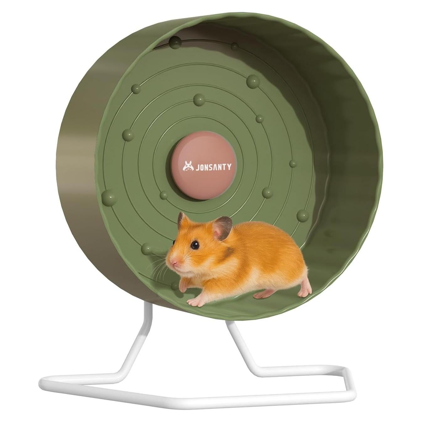 Rueda de Hámster Silenciosa JONSANTY 24.5 cm Antideslizante