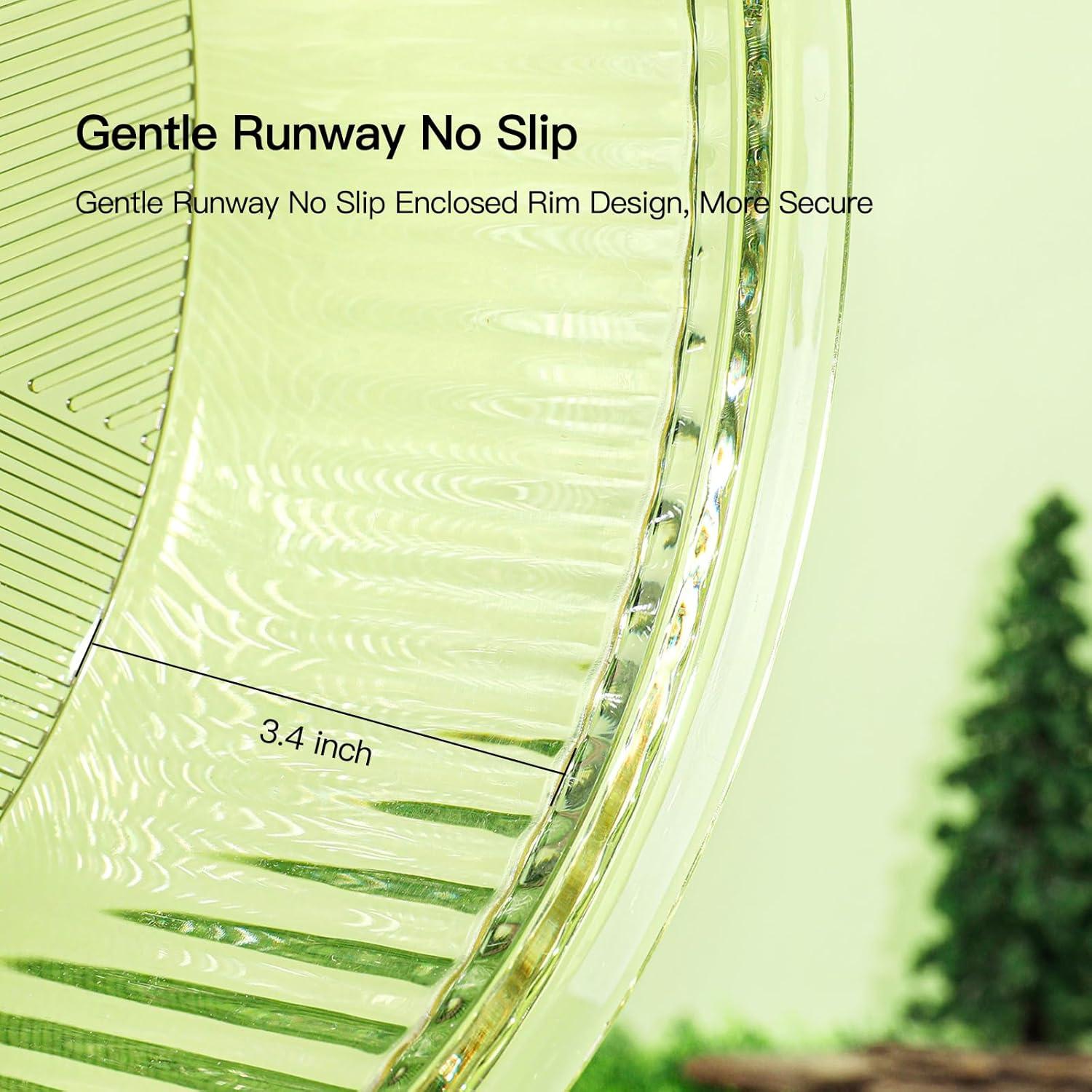 Rueda de Ejercicio para Hámster Mini&Moe 21.6 cm Ajustable Amarillo