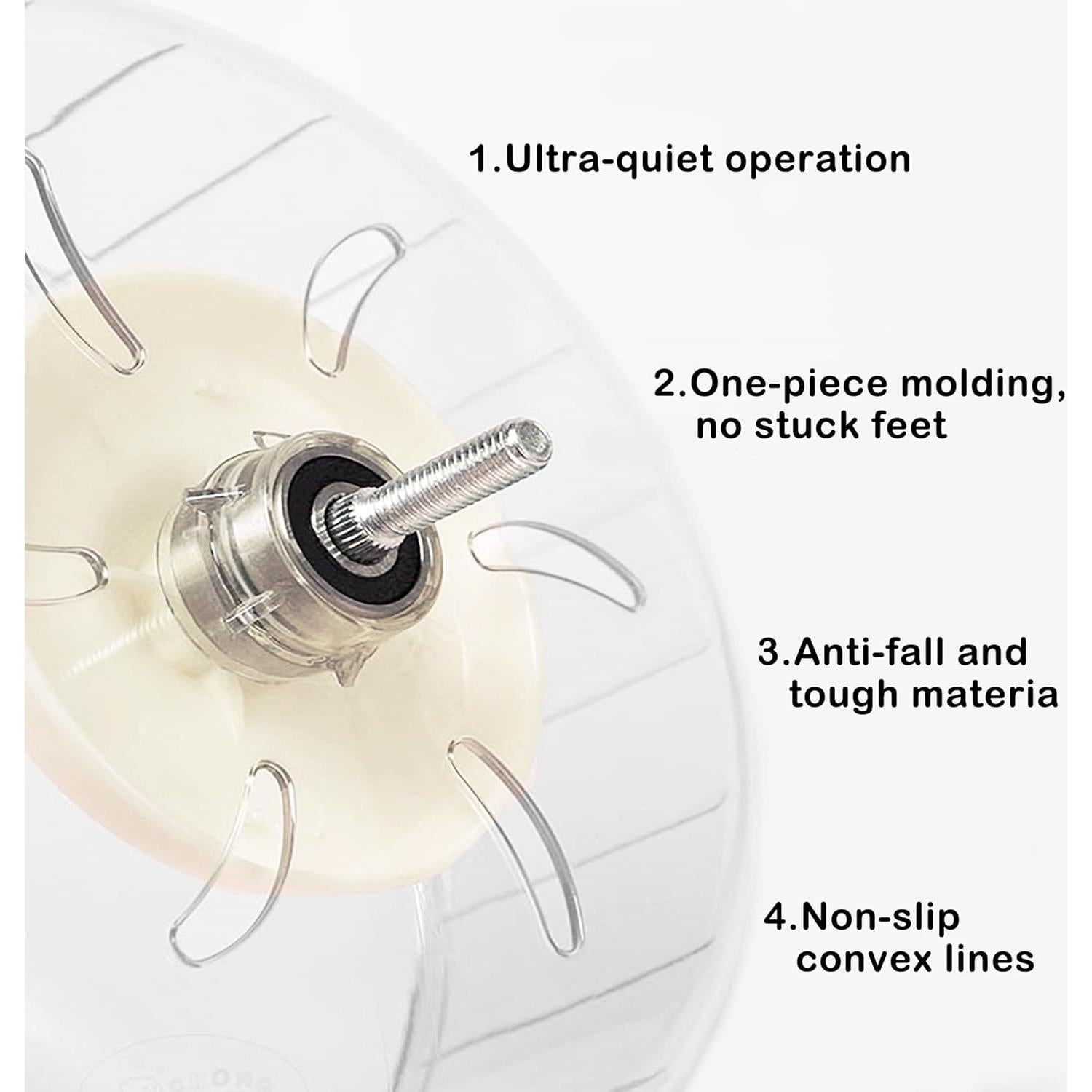 Rueda de Ejercicio Silenciosa para Hámster 20 cm - Sirvarni