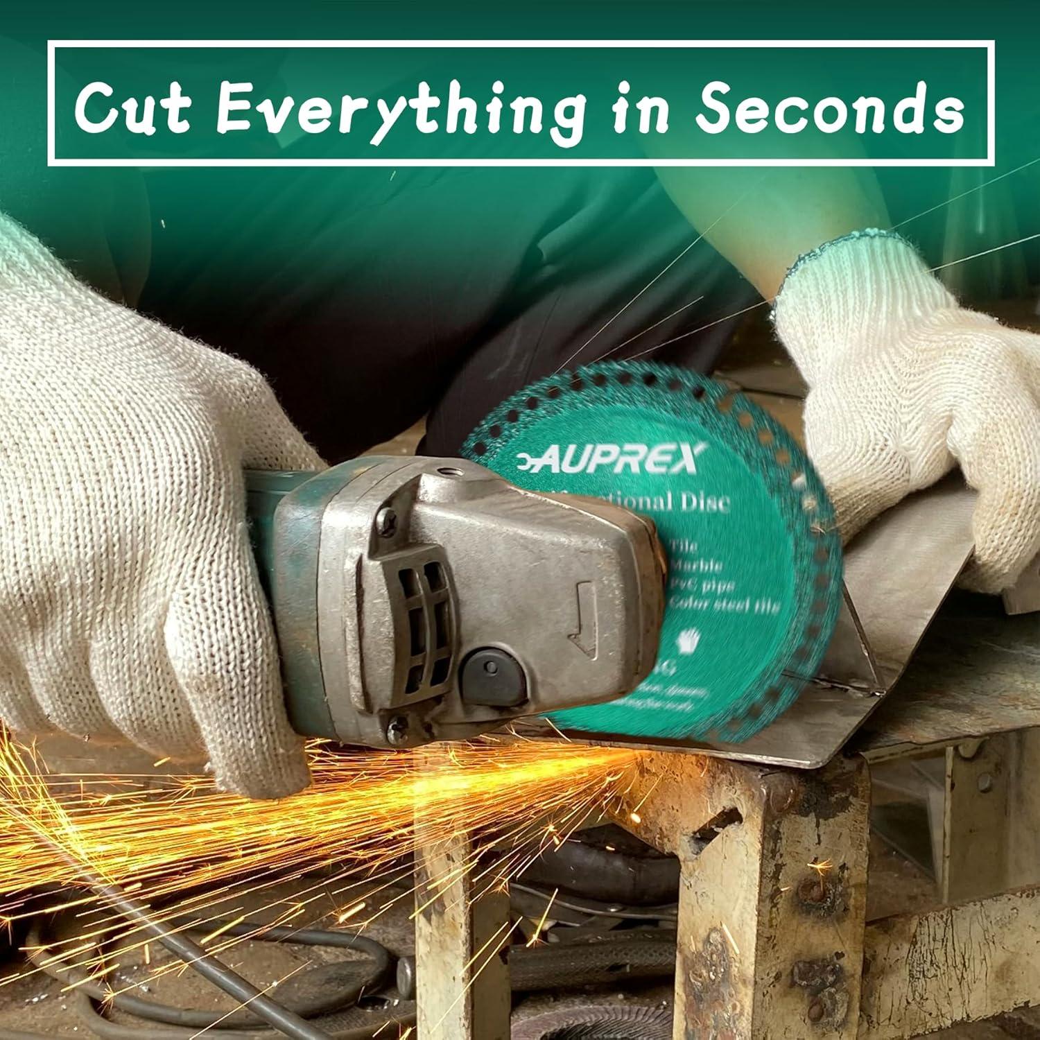 Paquete de 5 Discos Indestructibles 10.16 cm AUPREX Verde