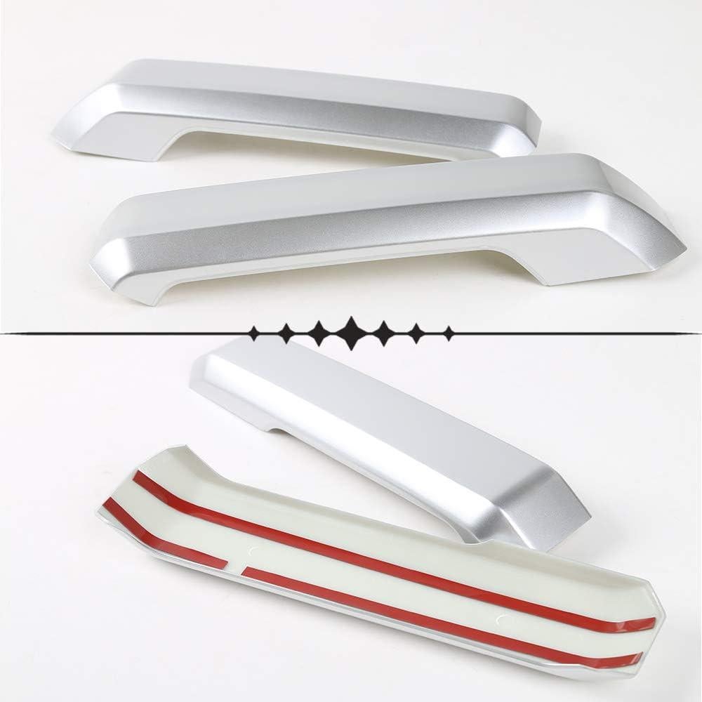 Cubiertas de Manijas de Puerta Interna Voodonala para Ford F150 2015-2020 - ABS Plateado