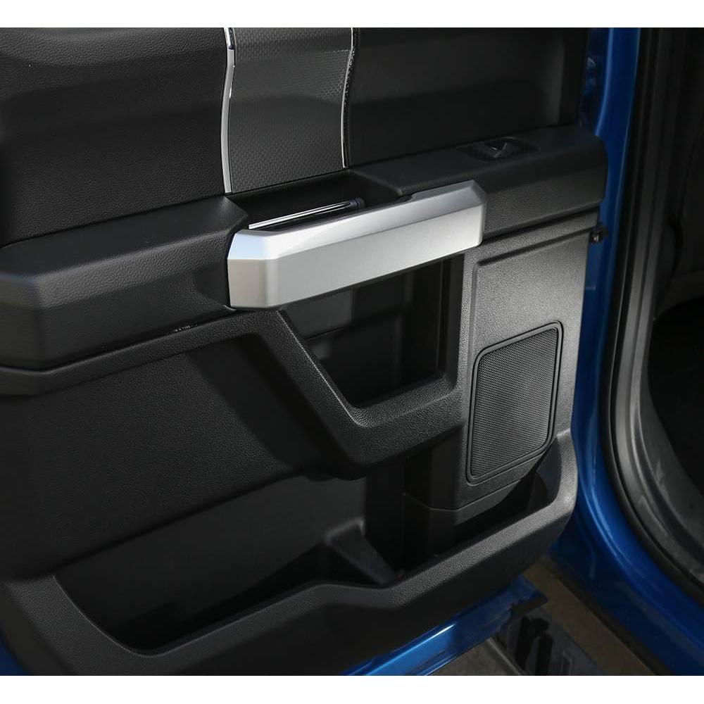 Cubiertas de Manijas de Puerta Interna Voodonala para Ford F150 2015-2020 - ABS Plateado