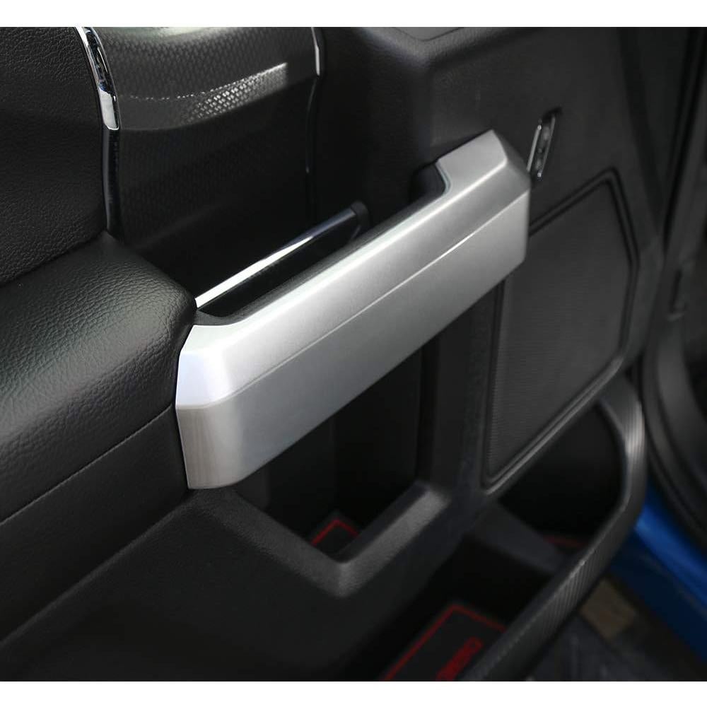 Cubiertas de Manijas de Puerta Interna Voodonala para Ford F150 2015-2020 - ABS Plateado