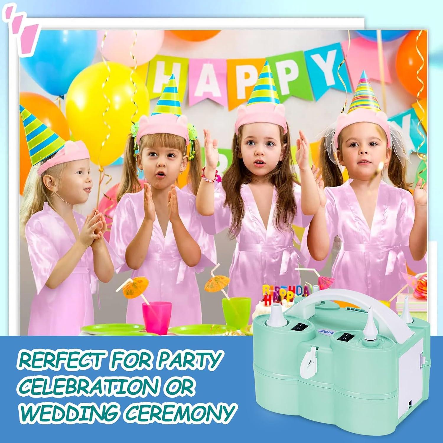 Bomba de Aire Eléctrica 3-en-1 AGPtEK 600W para Globos