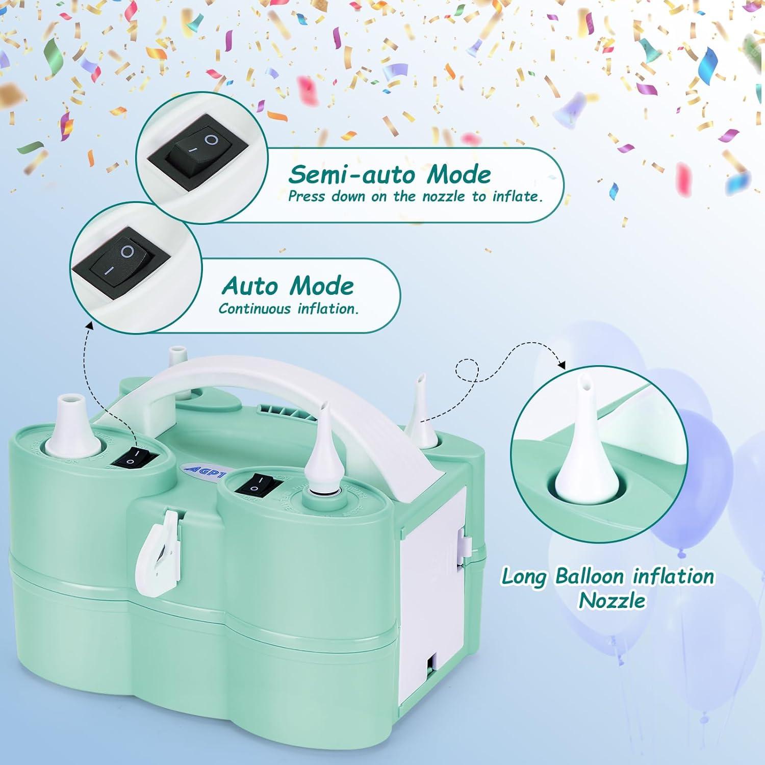 Bomba de Aire Eléctrica 3-en-1 AGPtEK 600W para Globos