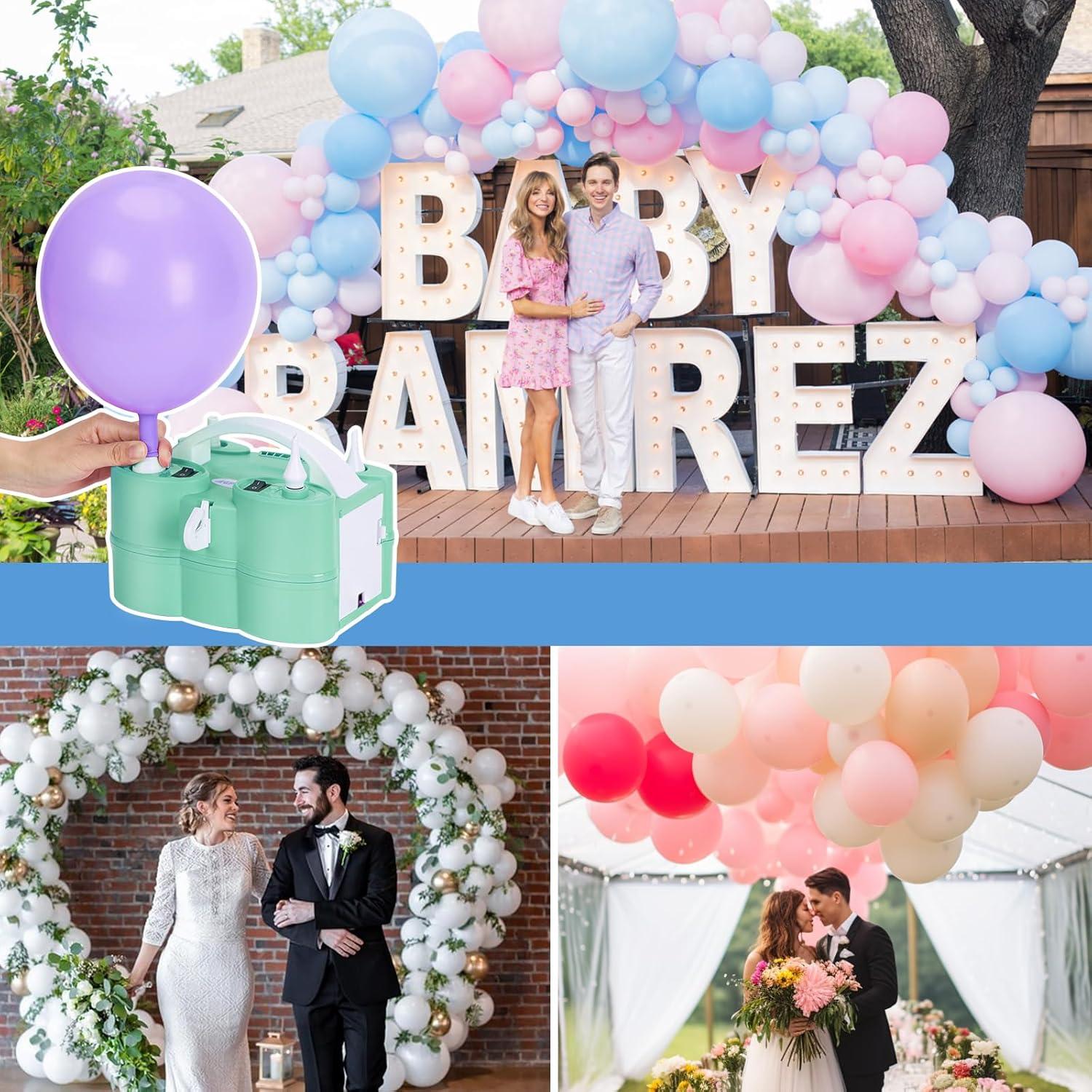 Bomba de Aire Eléctrica 3-en-1 AGPtEK 600W para Globos