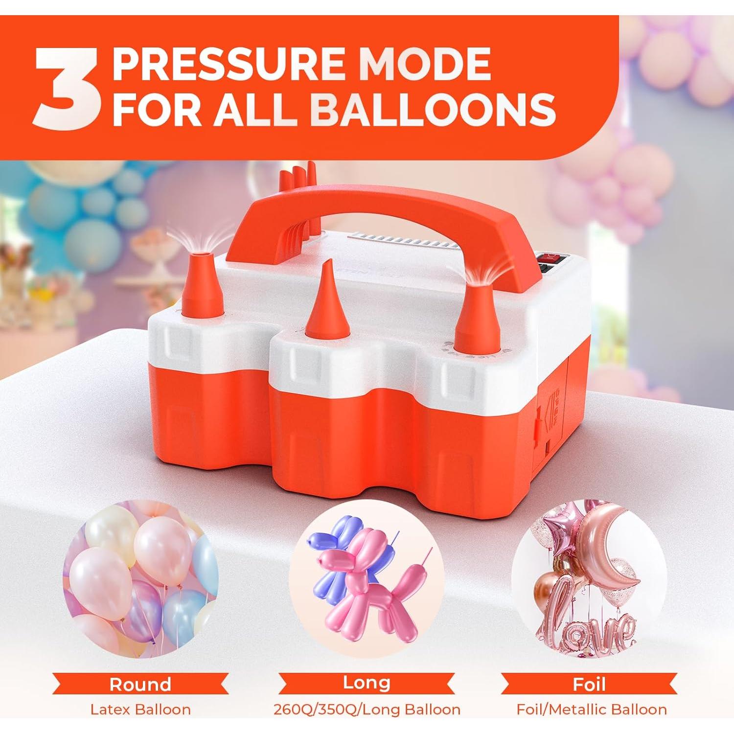 Bomba de Globo Eléctrica ETENWOLF P600 600W 1.57kg Naranja