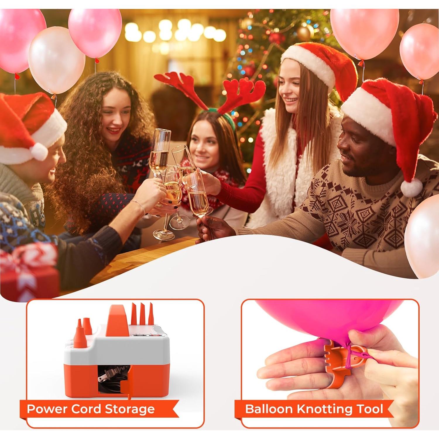 Bomba de Globo Eléctrica ETENWOLF P600 600W 1.57kg Naranja