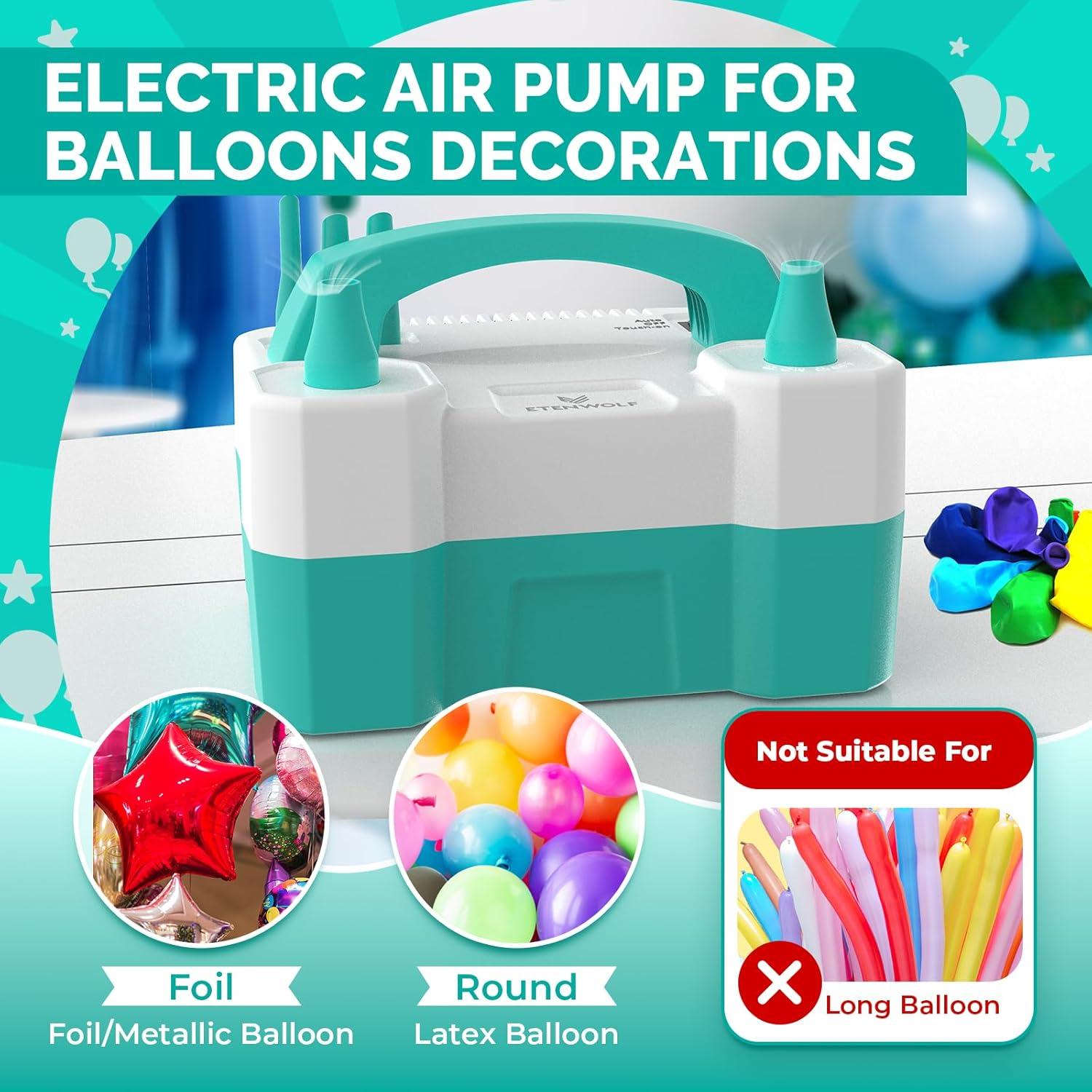 Bomba de Aire Eléctrica ETENWOLF P400 para Globos 550W