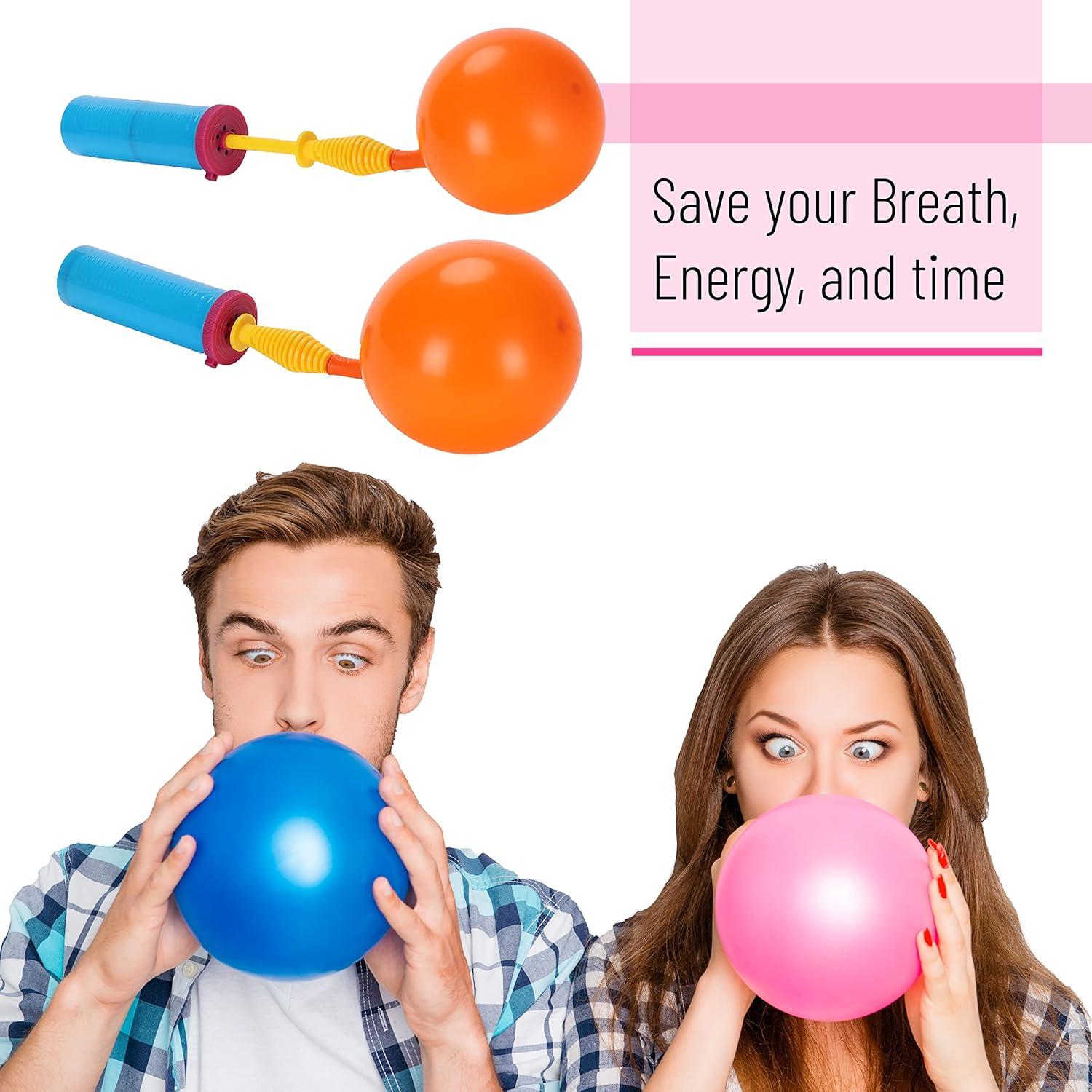 Bomba de Globo de Mano Mr. Pen - 2 Paquetes, Acción Dual