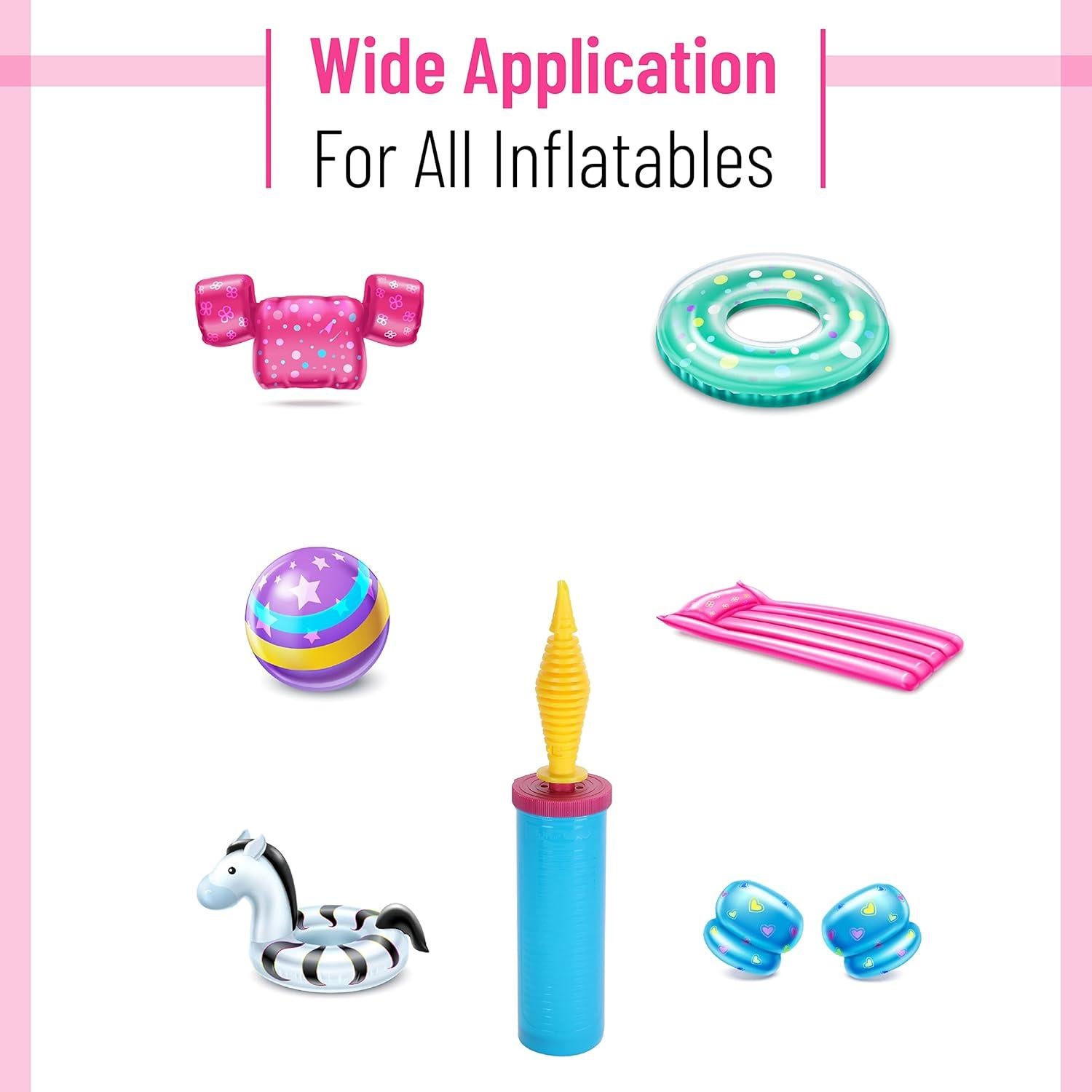 Bomba de Globo de Mano Mr. Pen - 2 Paquetes, Acción Dual