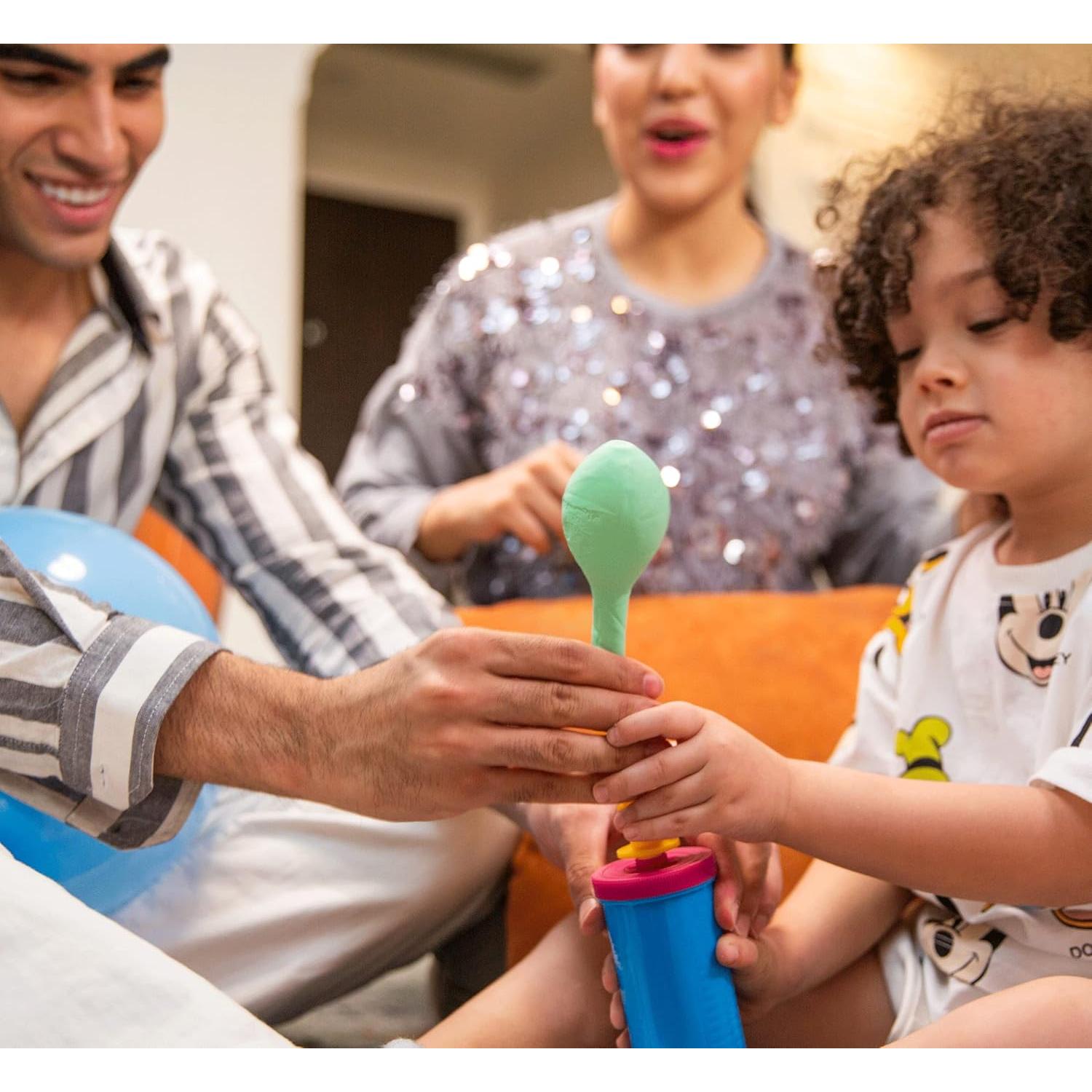 Bomba de Globo de Mano Mr. Pen - 2 Paquetes, Acción Dual