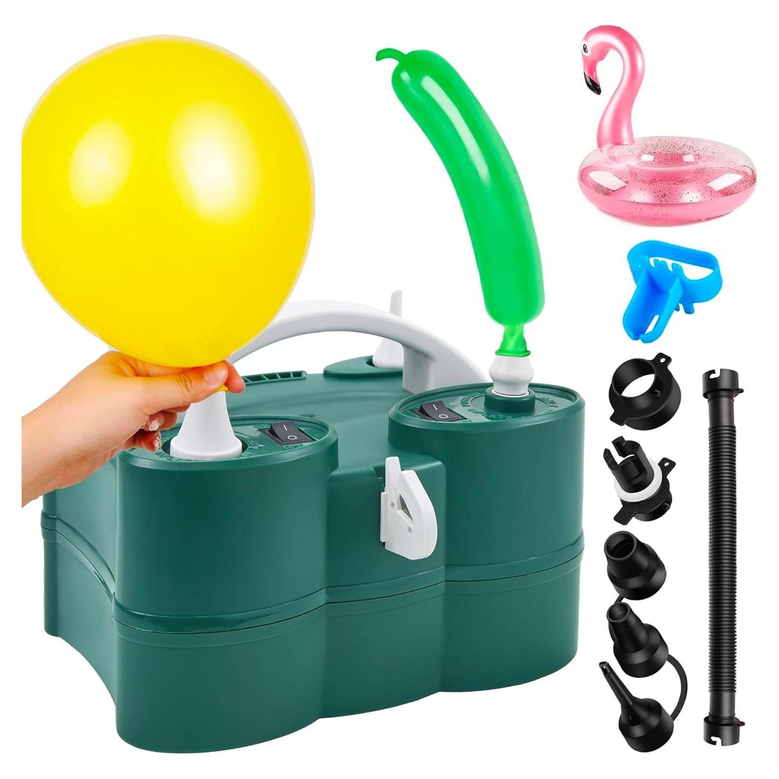 Bomba de Aire Eléctrica PCFING 3-en-1 para Globos y Inflables