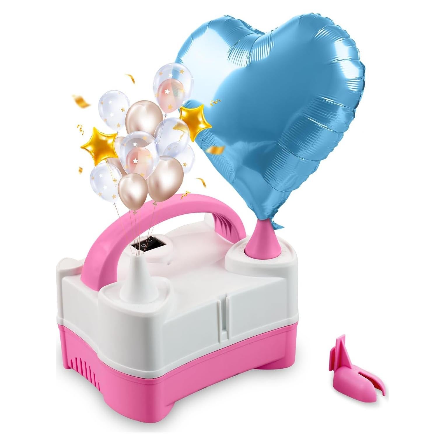 Bomba de globo eléctrica Birodeko rosa portátil 0.61 kg