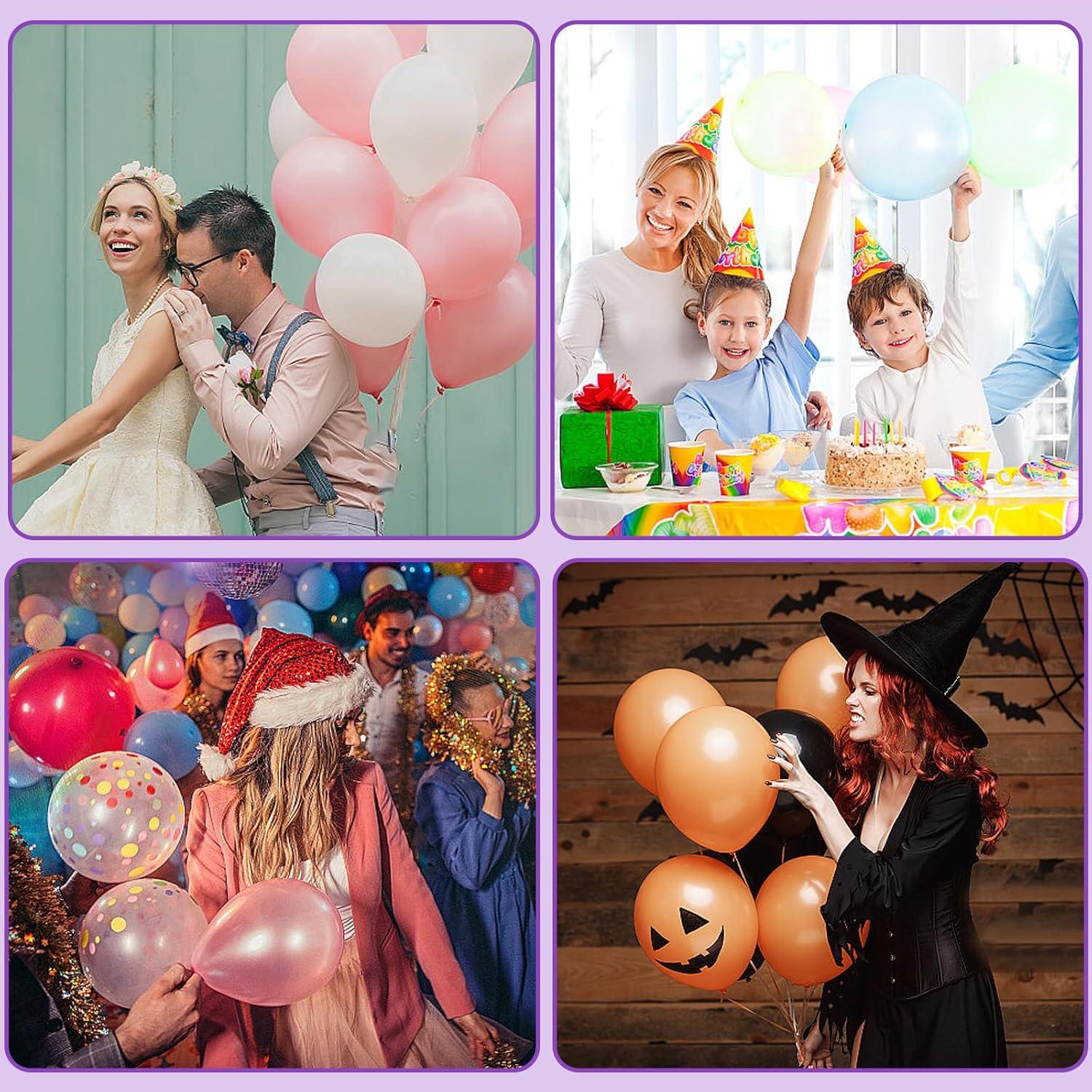 Bomba de Globos Eléctrica QIPUMP con 100 Globos y Accesorios