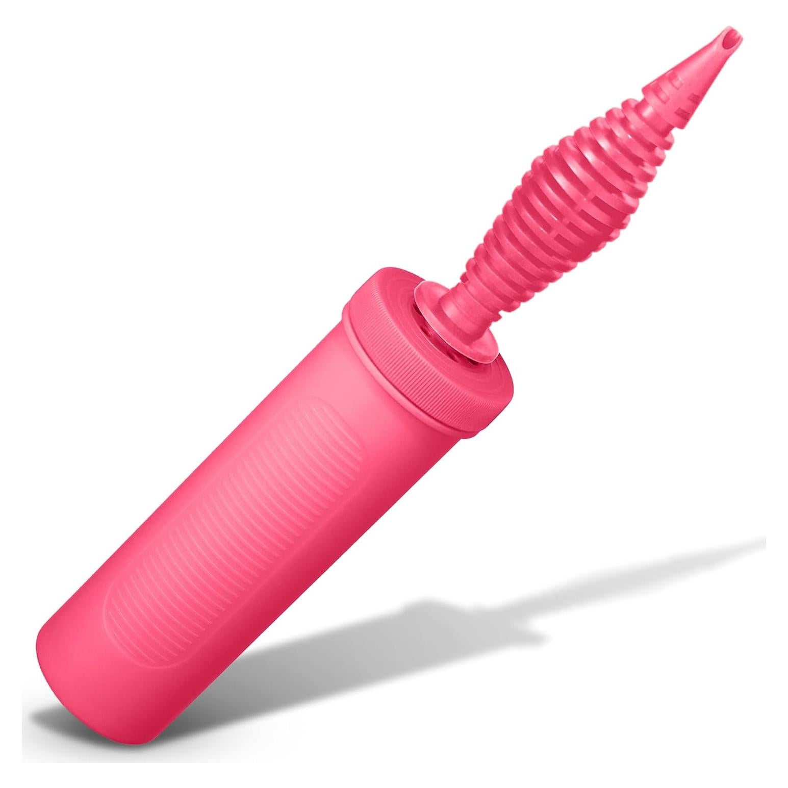 Bomba de Mano para Globos KUULBELA Doble Acción Rosa