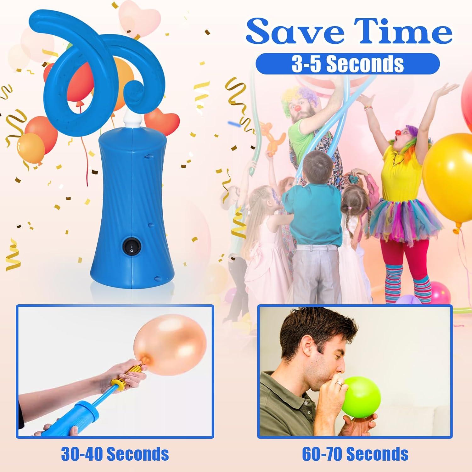 Bomba de globo eléctrica Voircoloria 260, inflador automático portátil