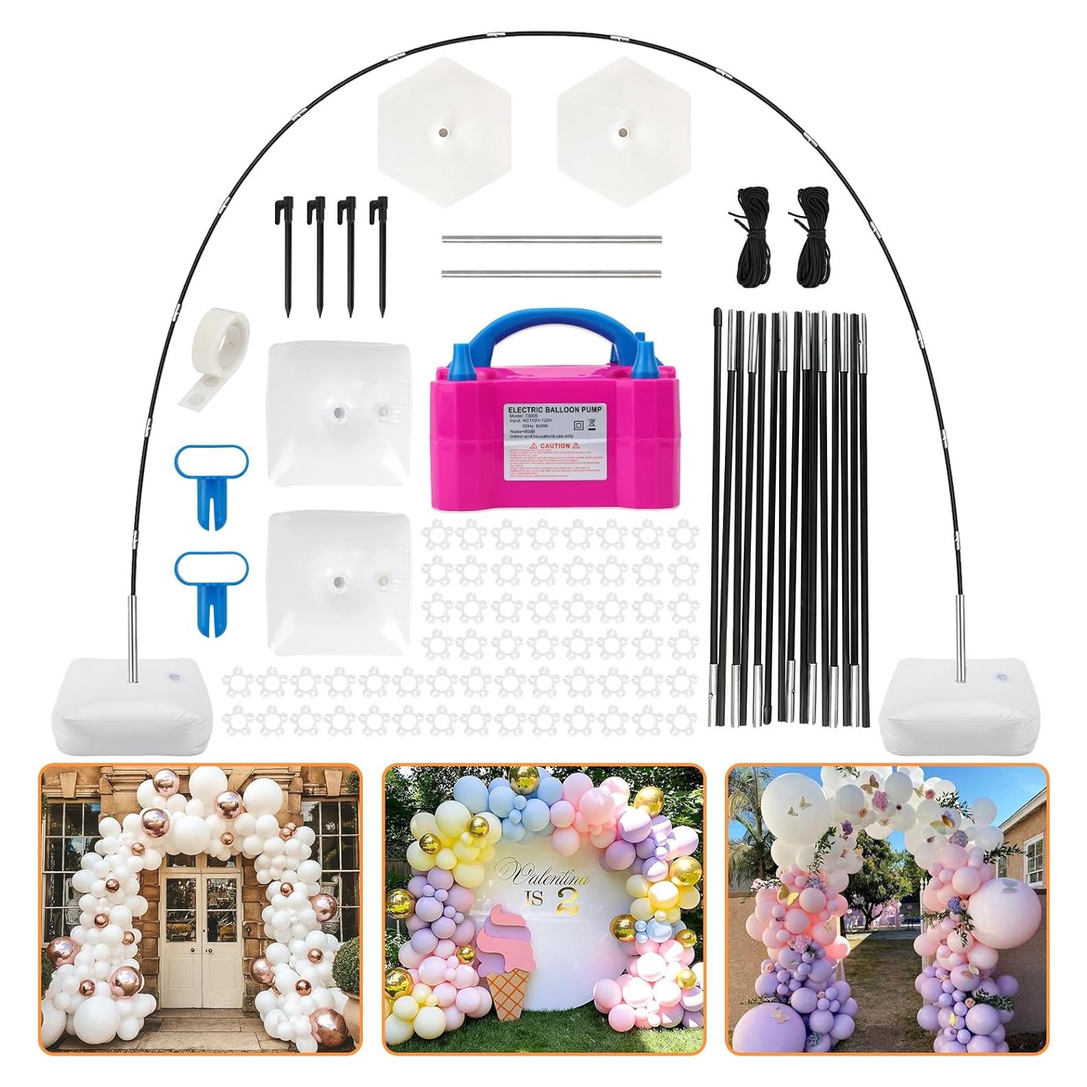 Kit de Arco de Globos RUBFAC con Bomba Eléctrica 2.16 kg