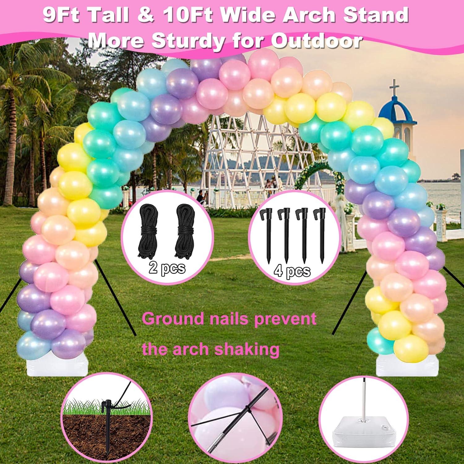 Kit de Arco de Globos iRabey 3m con Bomba Eléctrica y 100 Globos
