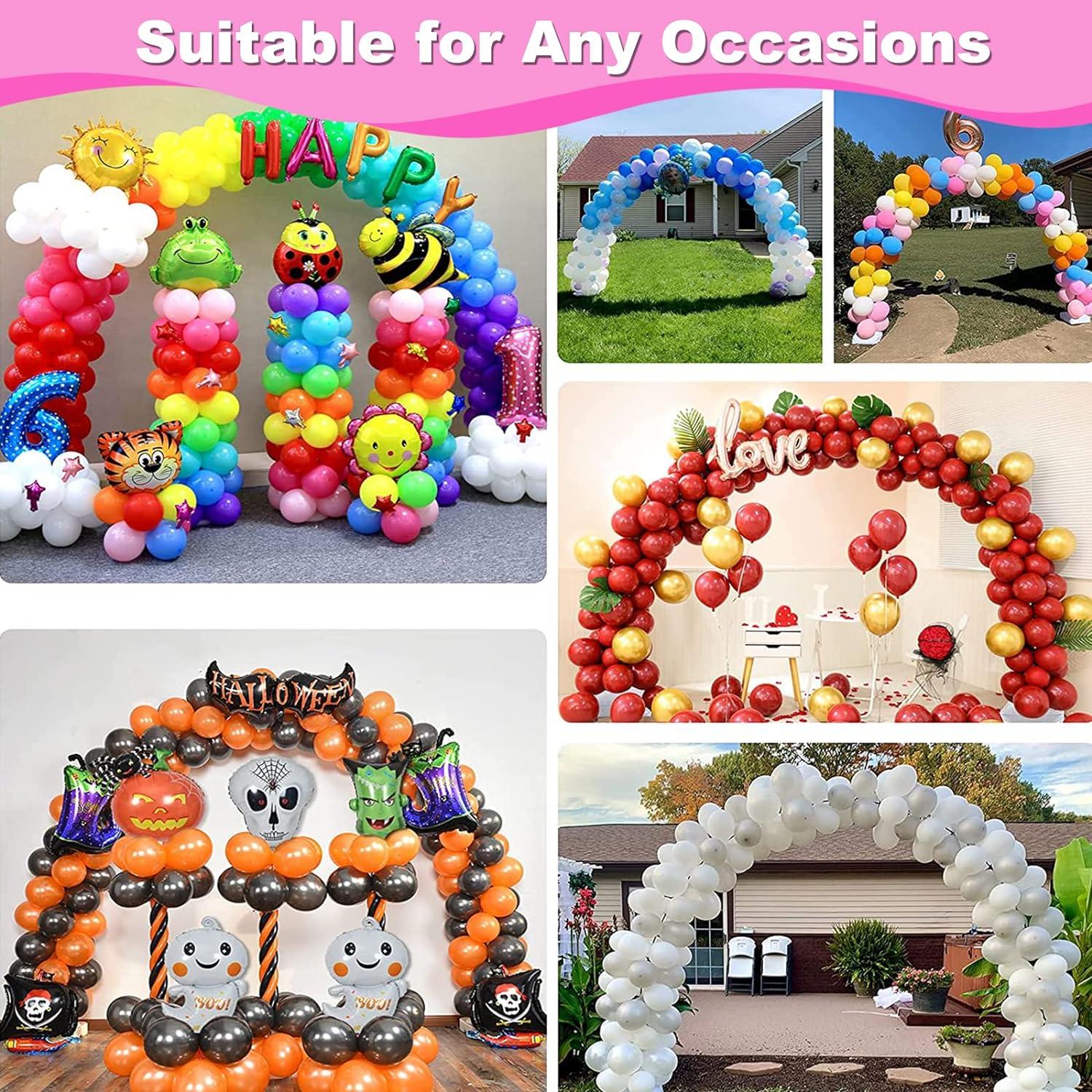 Kit de Arco de Globos iRabey 3m con Bomba Eléctrica y 100 Globos