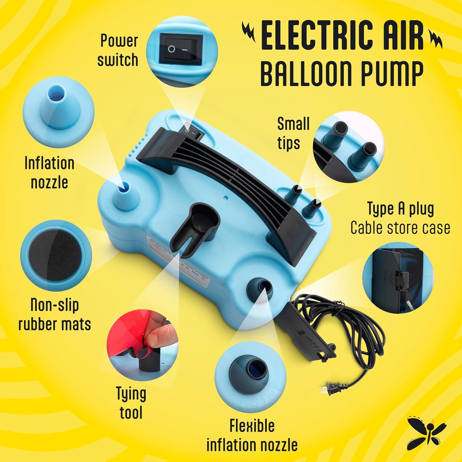 Bomba de Globo Eléctrica COZY GREENS 600W Doble Boquilla