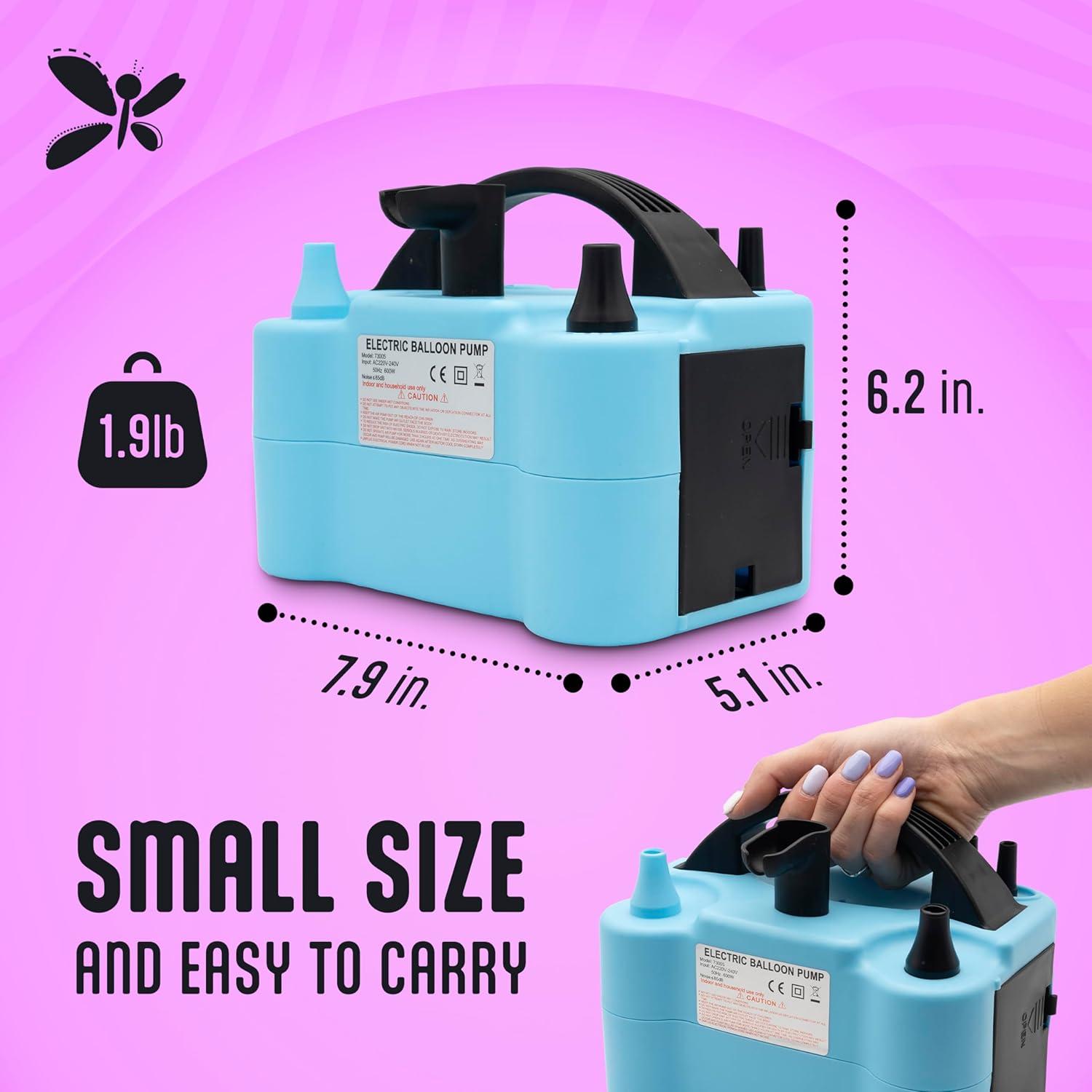 Bomba de Globo Eléctrica COZY GREENS 600W Doble Boquilla