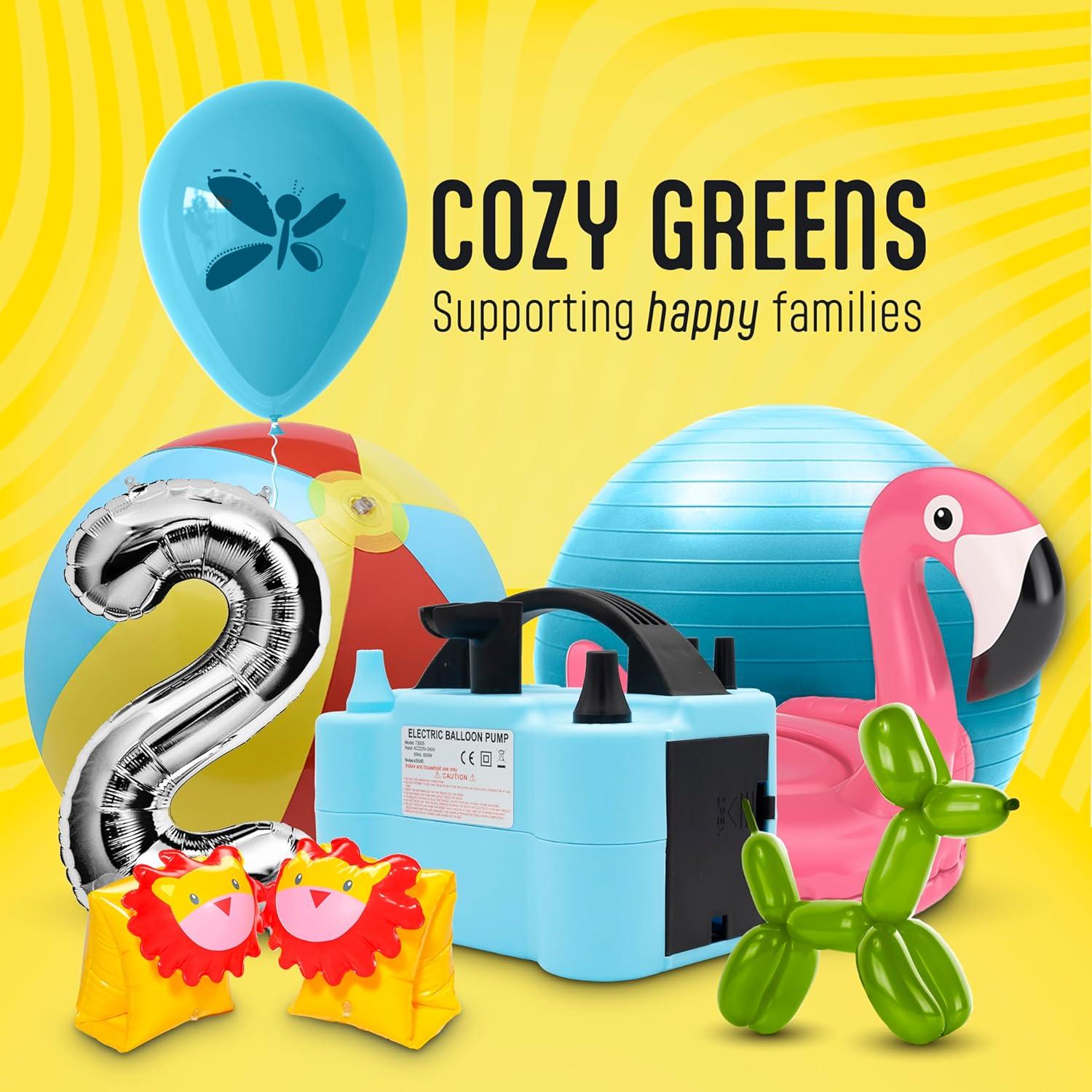 Bomba de Globo Eléctrica COZY GREENS 600W Doble Boquilla