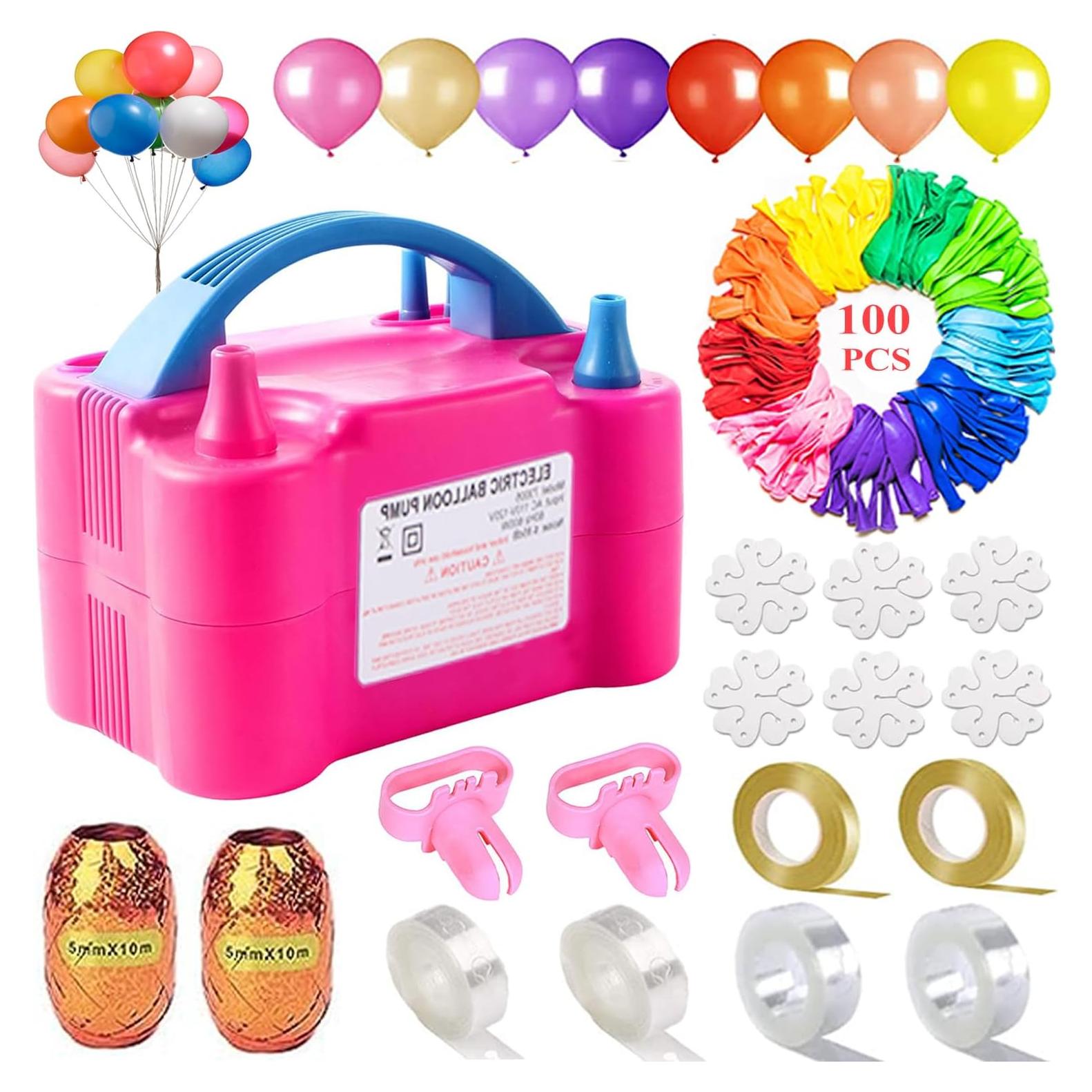 Bomba de Aire Eléctrica YehTrum 600W Portátil para Globos