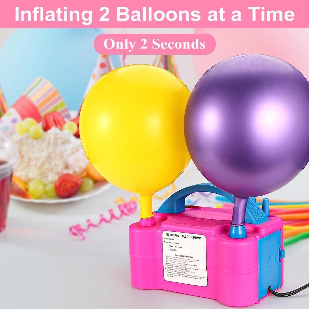 Bomba de Aire Eléctrica YehTrum 600W Portátil para Globos