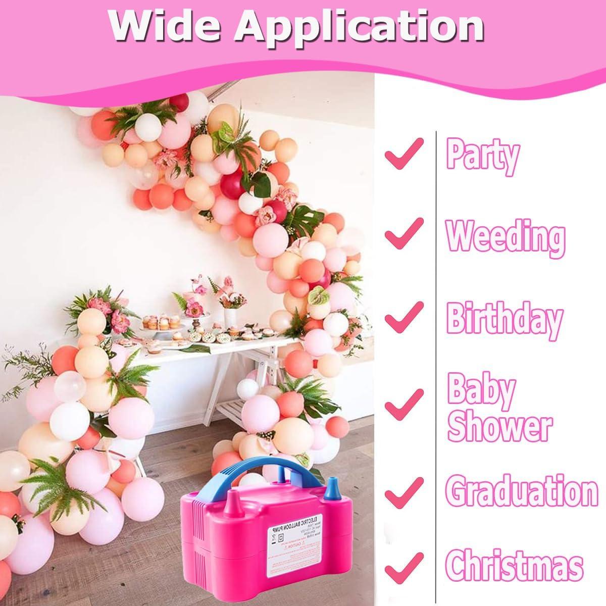 Bomba de Aire Eléctrica YehTrum 600W Portátil para Globos