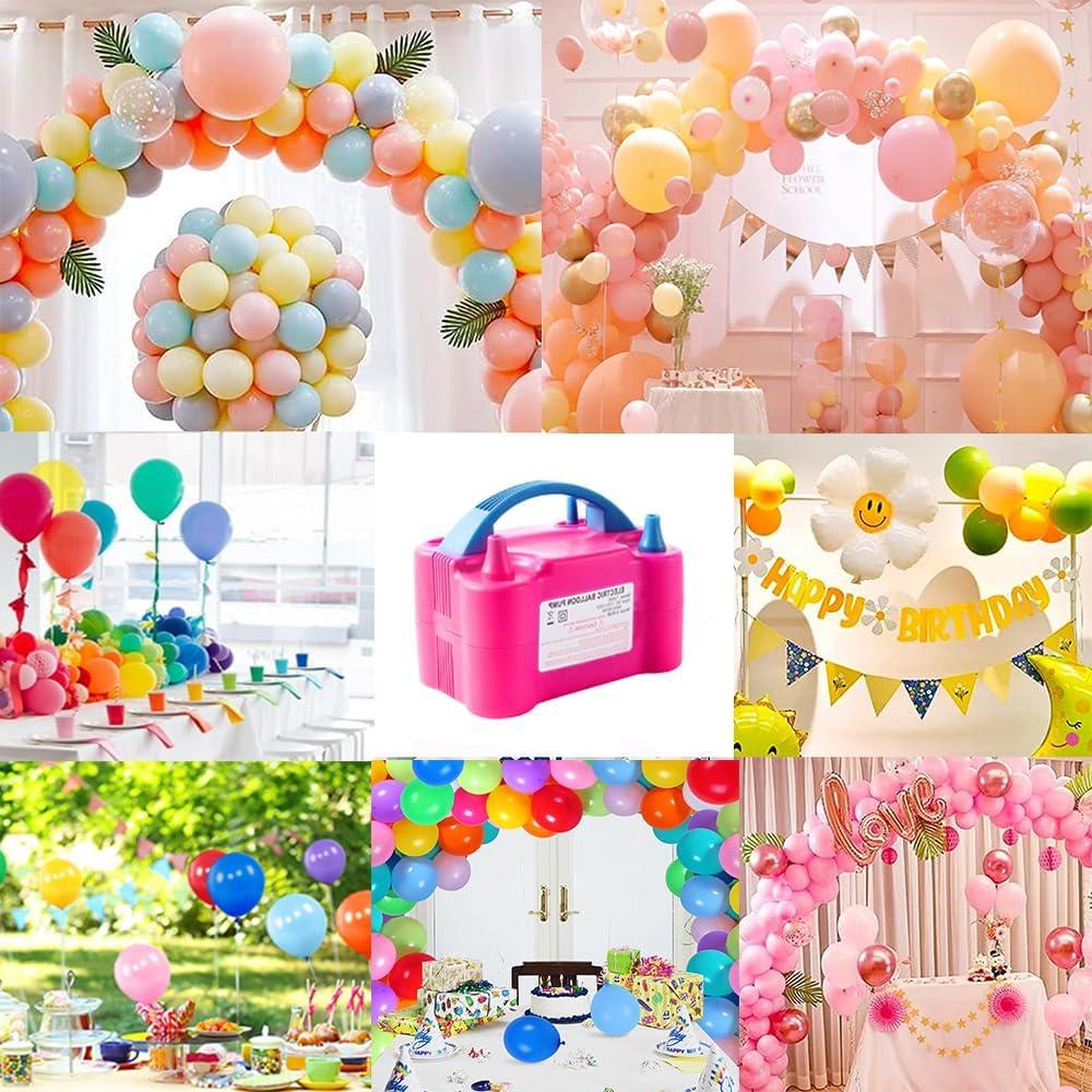 Bomba de Aire Eléctrica YehTrum 600W Portátil para Globos