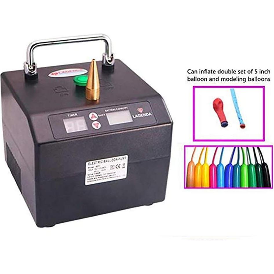 Inflador de Globos Eléctrico Portátil Carebio con Temporizador