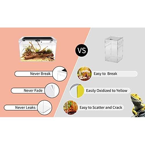 Terrario de Reptiles Crecimiento de Reptiles 40x20x25 cm