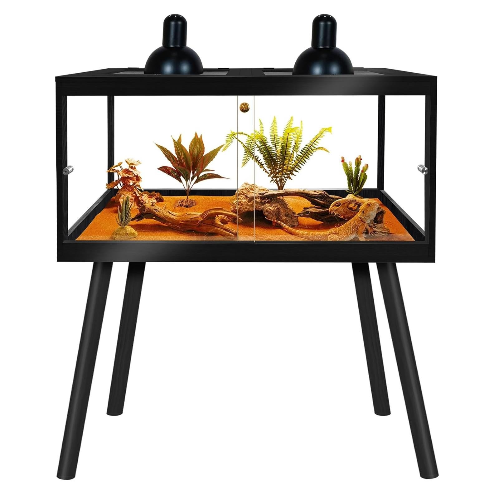 Tanque Reptil Prolee 62 Galones Negro 101.6x50.8x120.9 cm