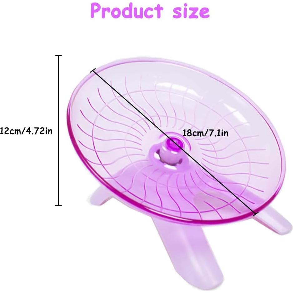 Rueda de Ejercicio Silenciosa para Hámster YASYU 18 cm