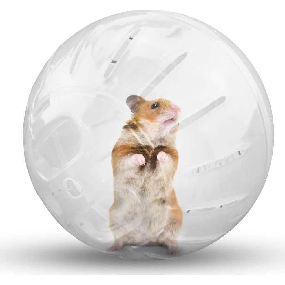 Bola de Hámster de Cristal WNZQK 15cm - Juguete Ejercicio Seguro