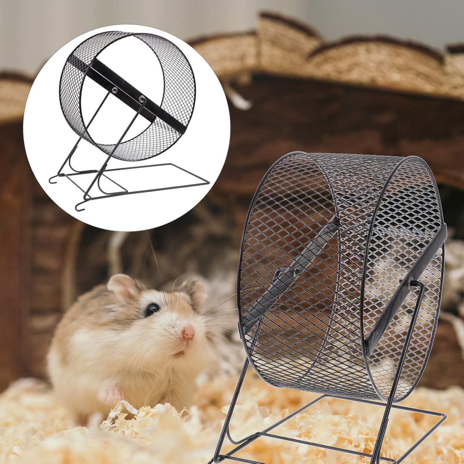 Rueda de Ejercicio Silenciosa UKCOCO 25.4 cm para Hámsters