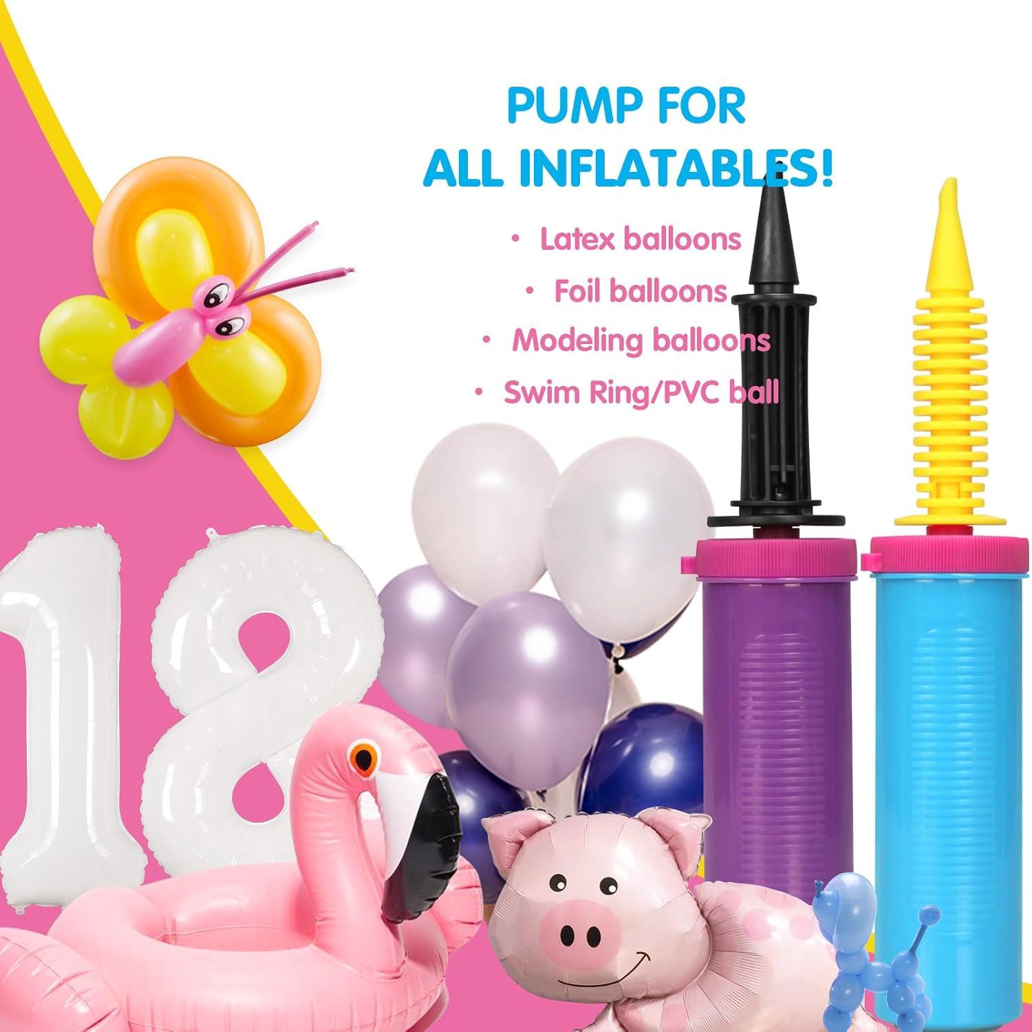 Bomba de Globos Manual BOROSINO - Paquete de 3 Unidades