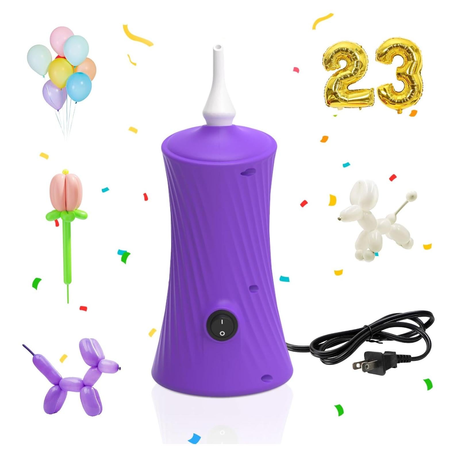 Bomba de globo eléctrica AXHJ portátil para inflar globos