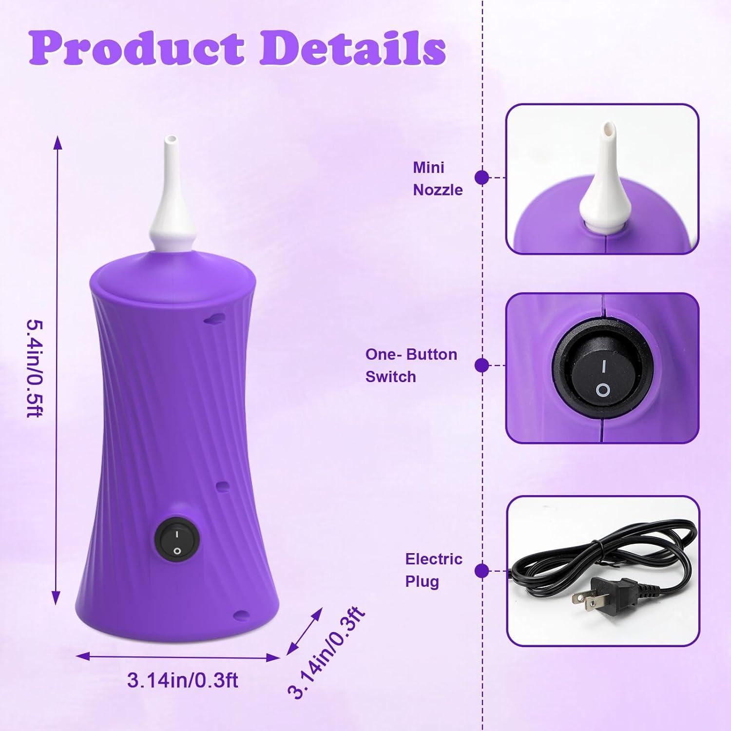 Bomba de globo eléctrica AXHJ portátil para inflar globos