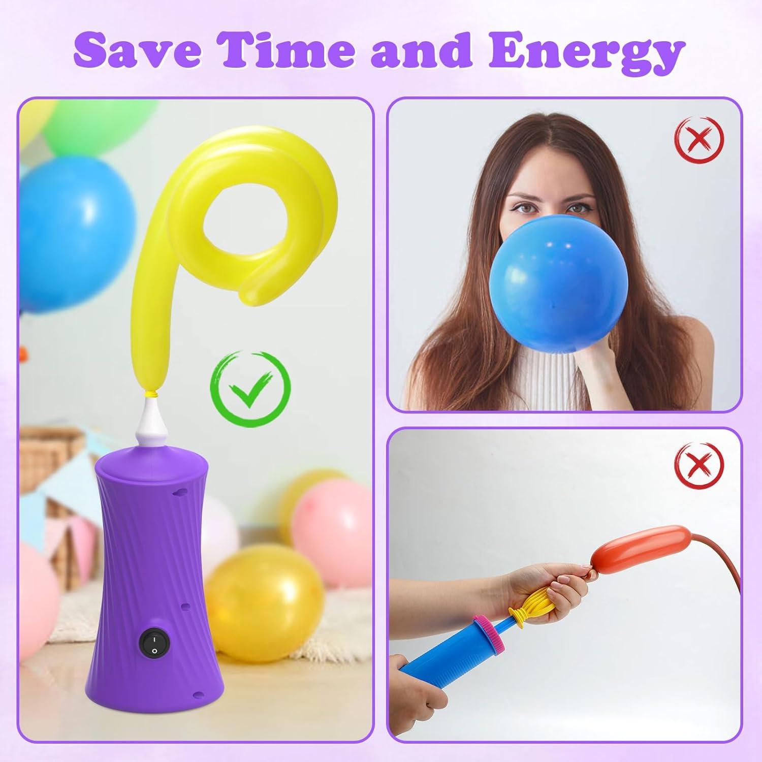 Bomba de globo eléctrica AXHJ portátil para inflar globos