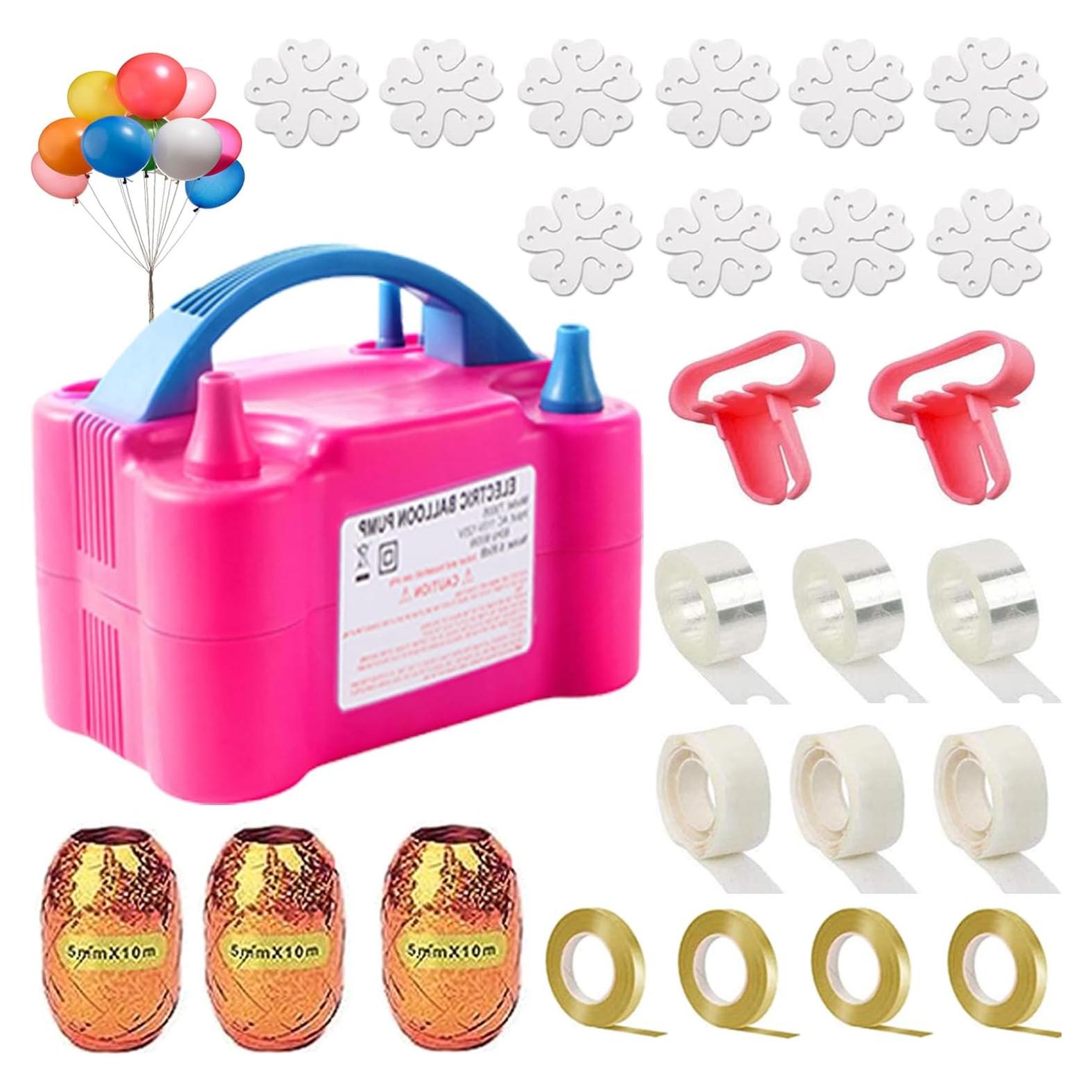 Bomba de Globo Eléctrica JerDorgo con Accesorios 110V