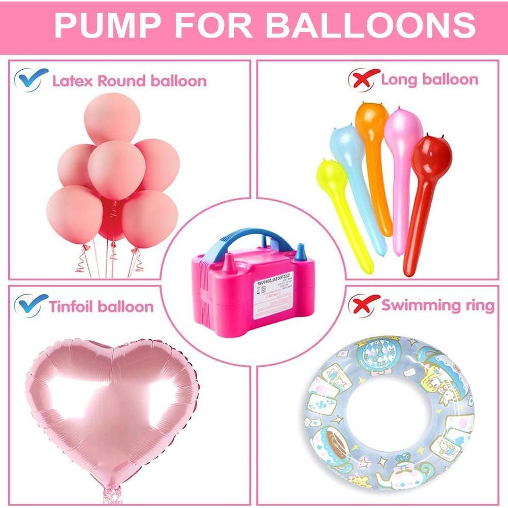 Bomba de Globo Eléctrica JerDorgo con Accesorios 110V