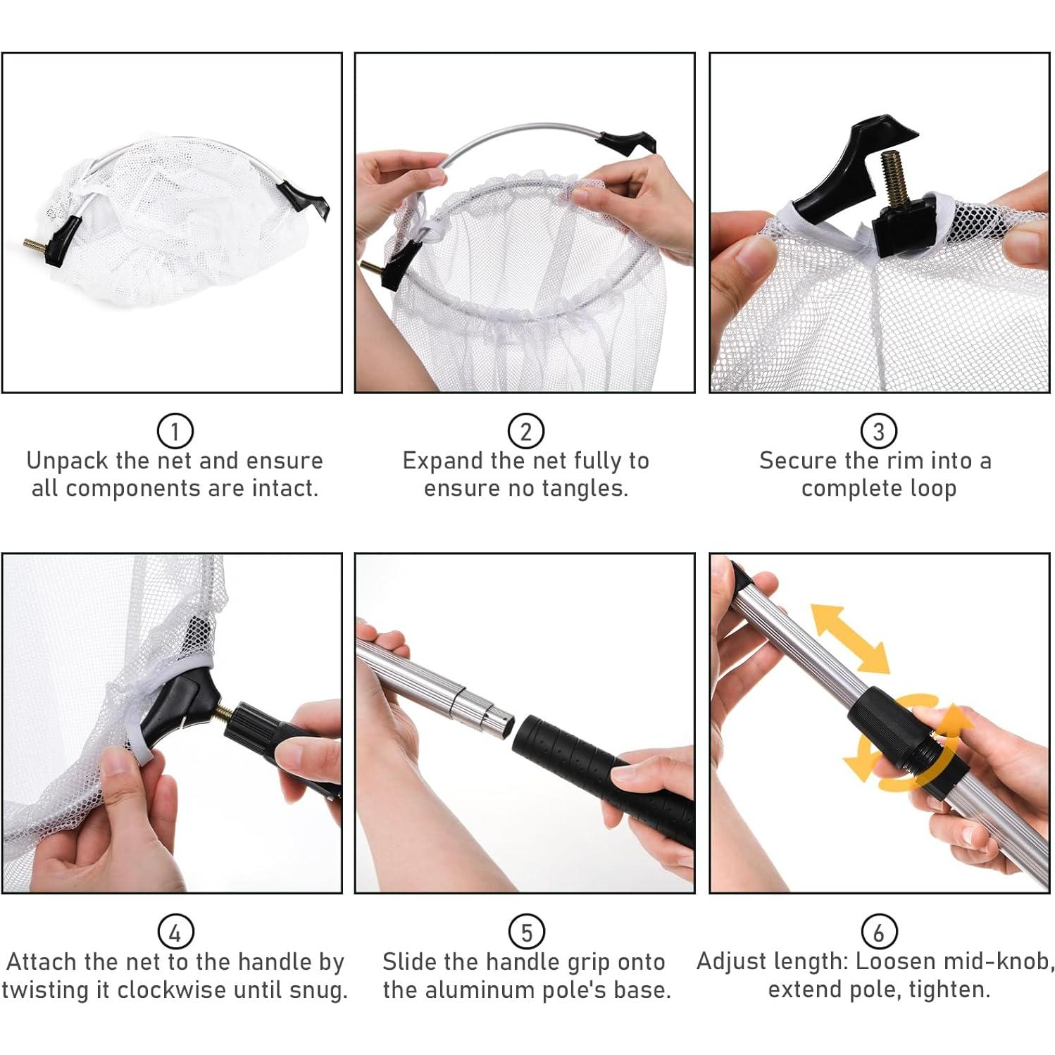 Red para Insectos Kingrol 2 Pack, Mango Telescópico 48"