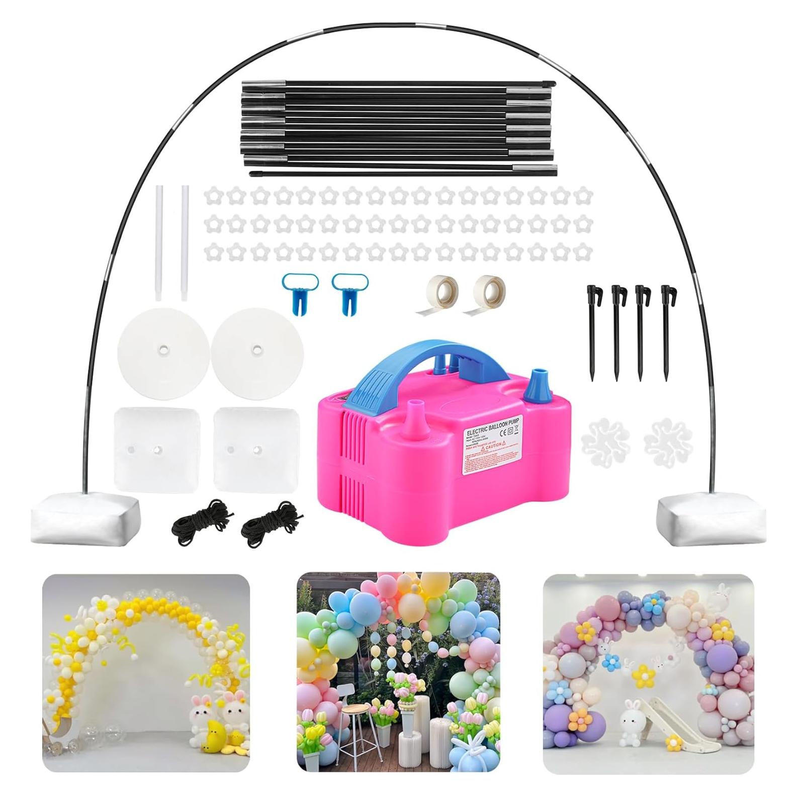 Kit de Arco de Globos Acclsoop con Bomba Eléctrica y Soporte