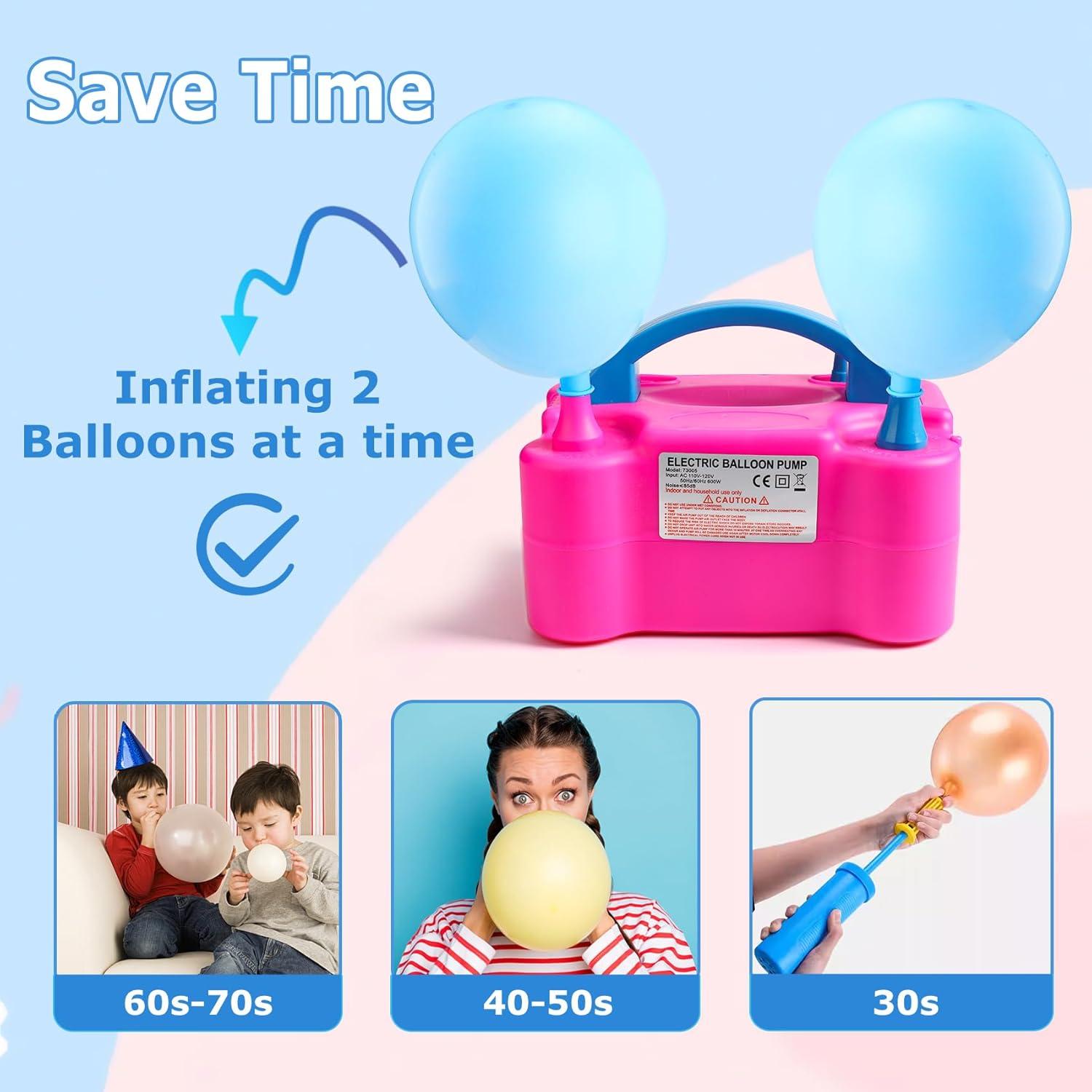 Kit de Arco de Globos Acclsoop con Bomba Eléctrica y Soporte