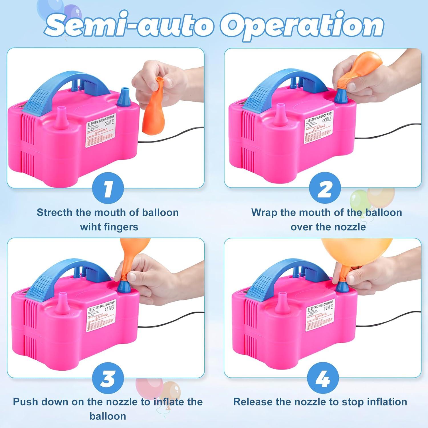 Kit de Arco de Globos Acclsoop con Bomba Eléctrica y Soporte