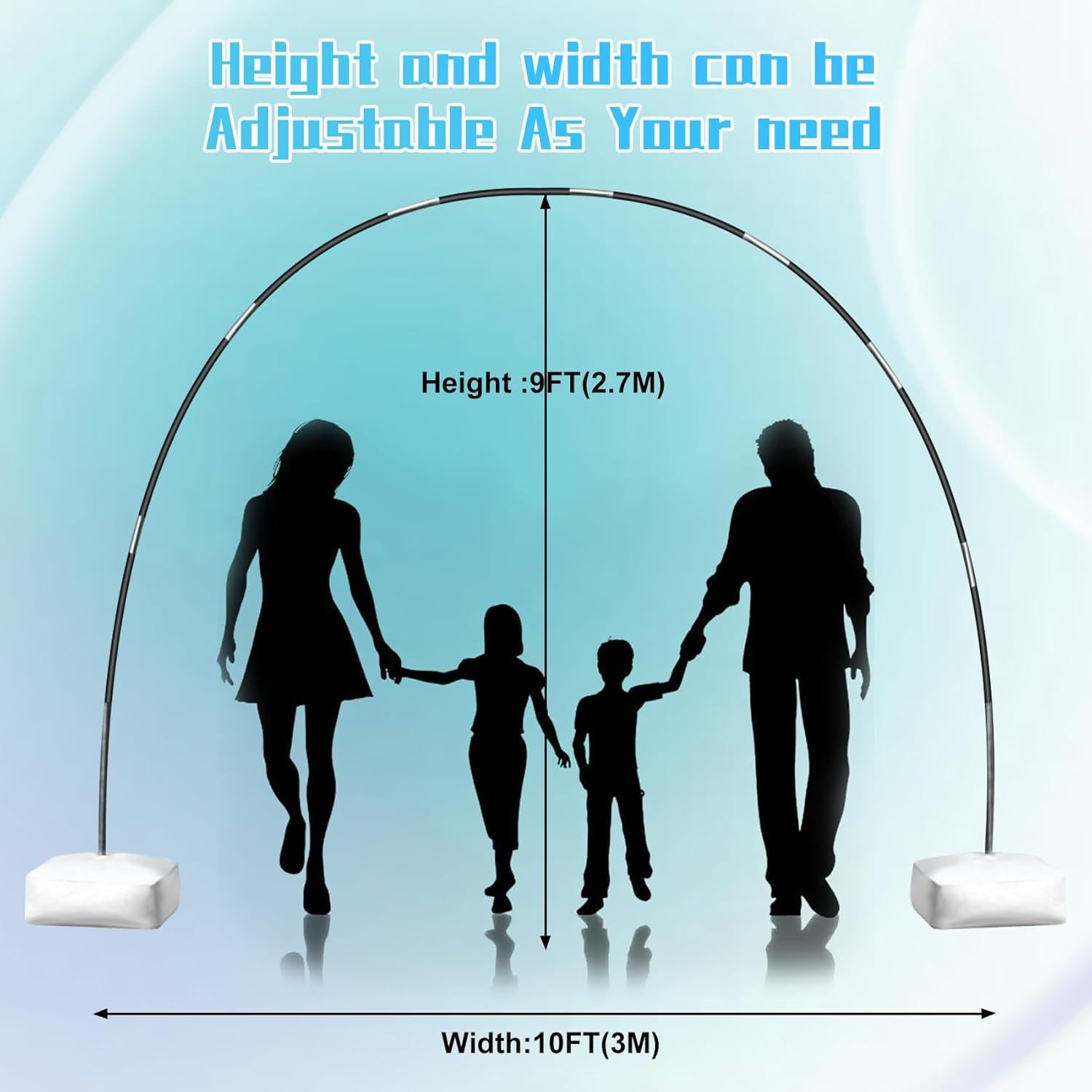 Kit de Arco de Globos Acclsoop con Bomba Eléctrica y Soporte
