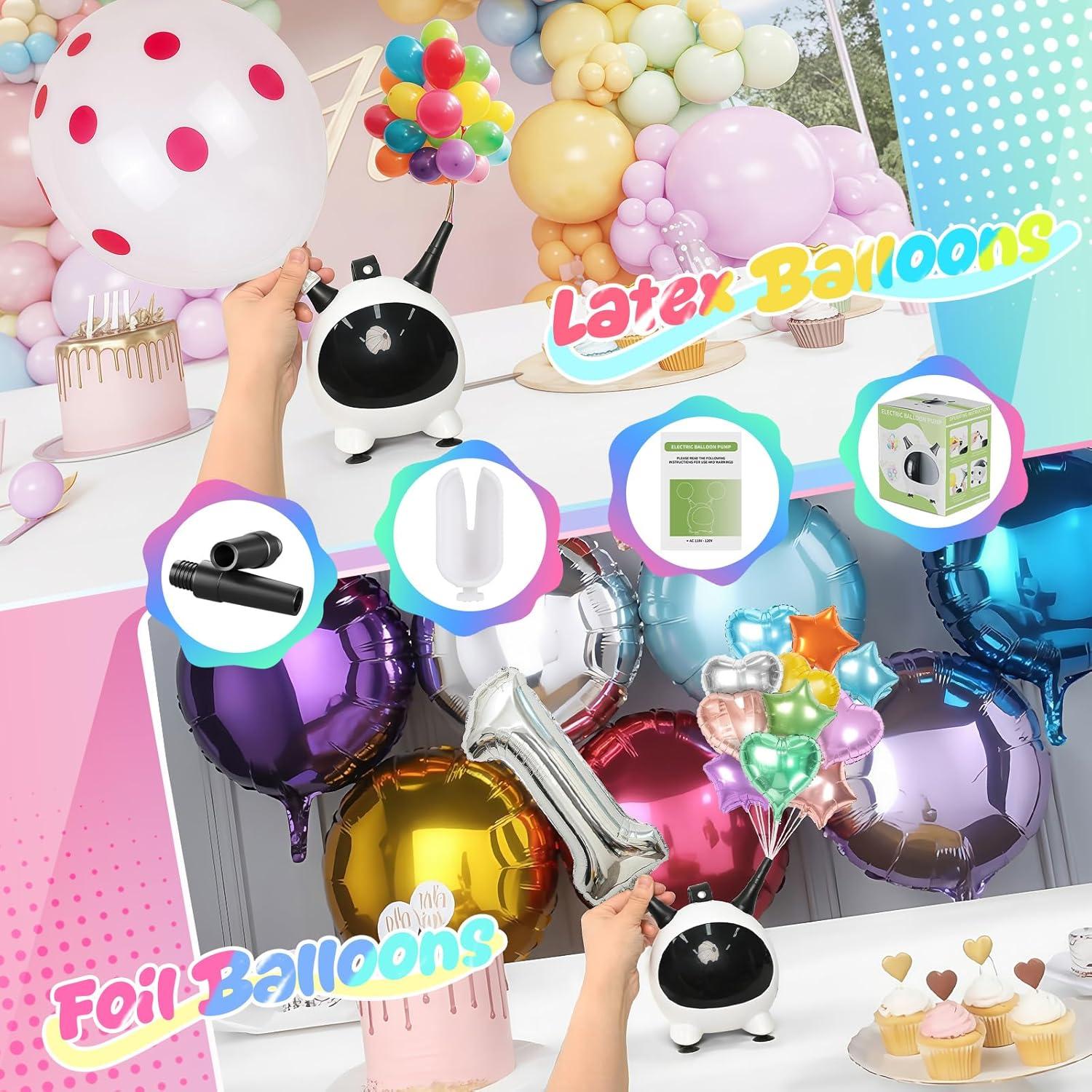 Bomba de Globo Eléctrica Froova 600W Doble Boquilla 110V