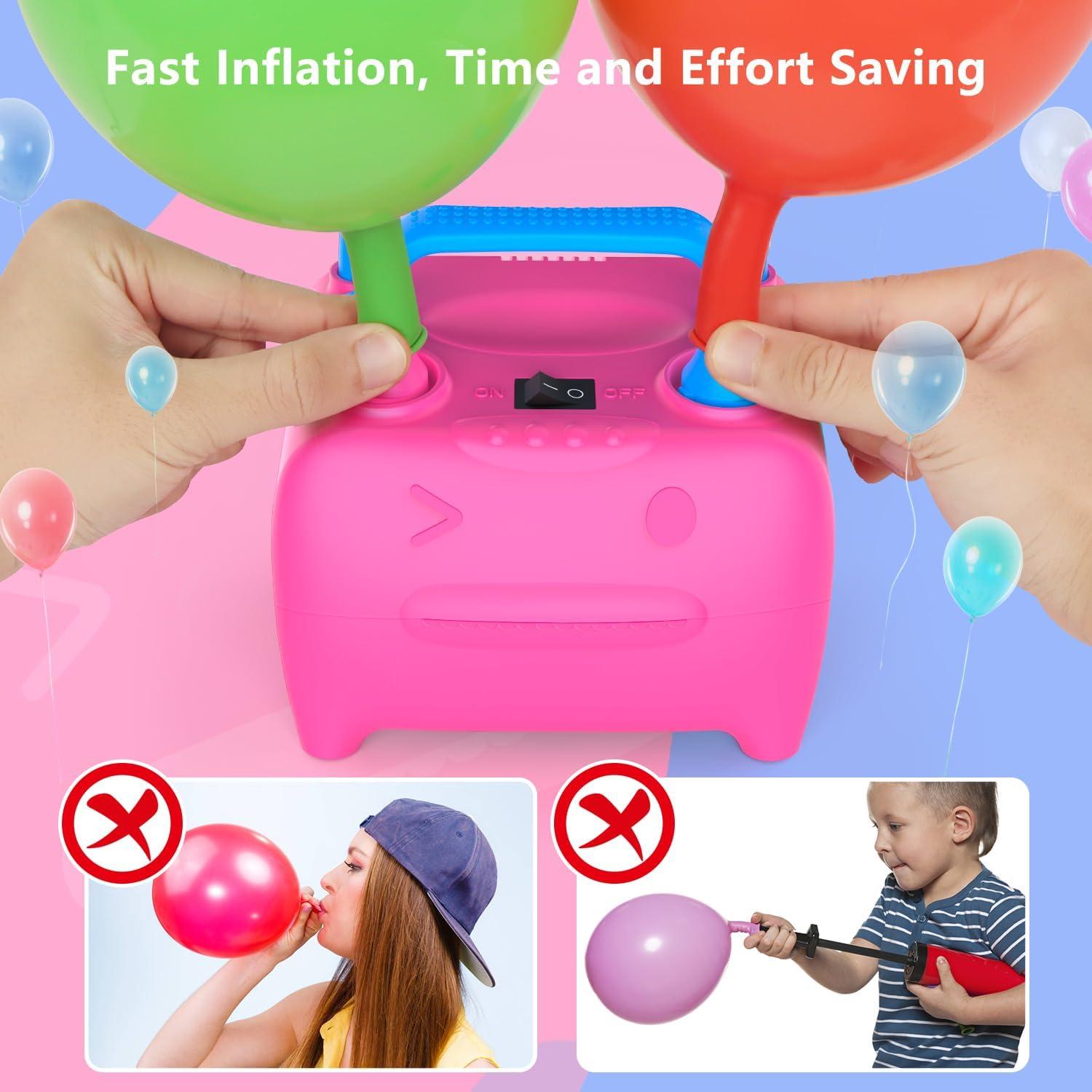 Bomba de Globo Eléctrica OWill CQB-A 600W Doble Boquilla